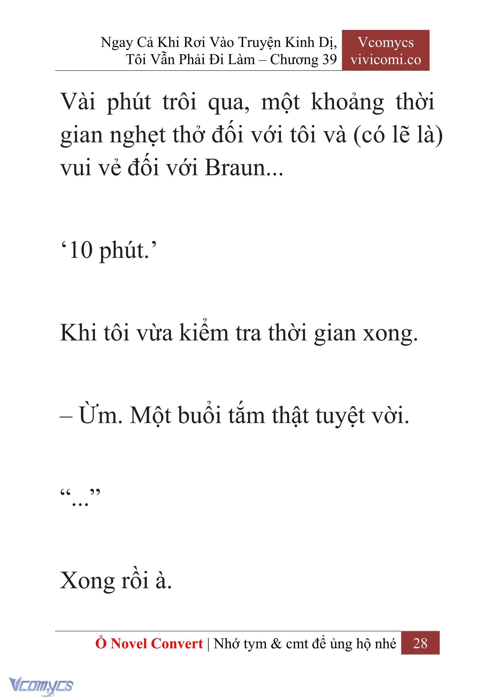 [Novel] Ngay Cả Khi Rơi Vào Truyện Kinh Dị, Tôi Vẫn Phải Đi Làm Chapter  39 - 30