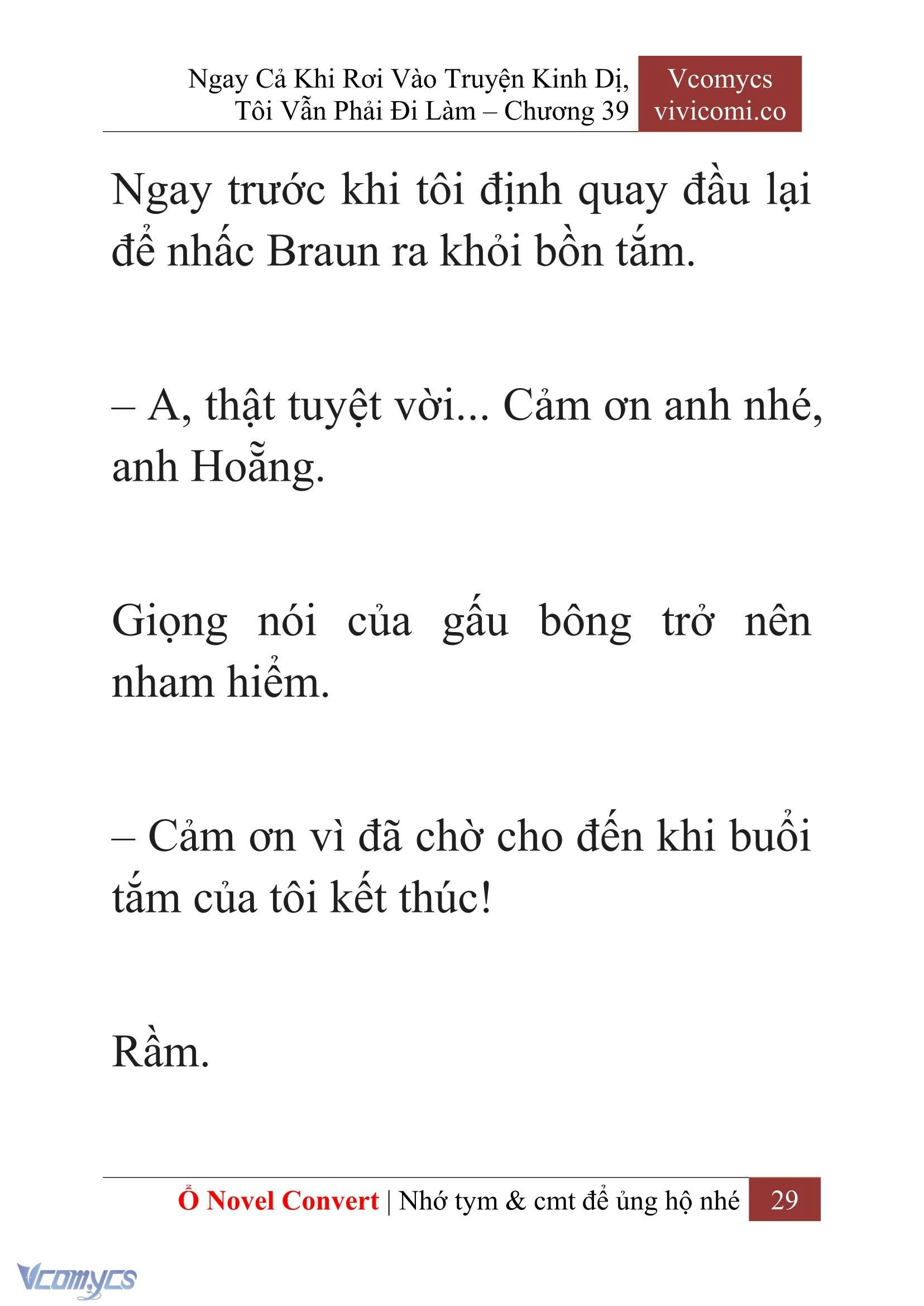[Novel] Ngay Cả Khi Rơi Vào Truyện Kinh Dị, Tôi Vẫn Phải Đi Làm Chapter  39 - 31