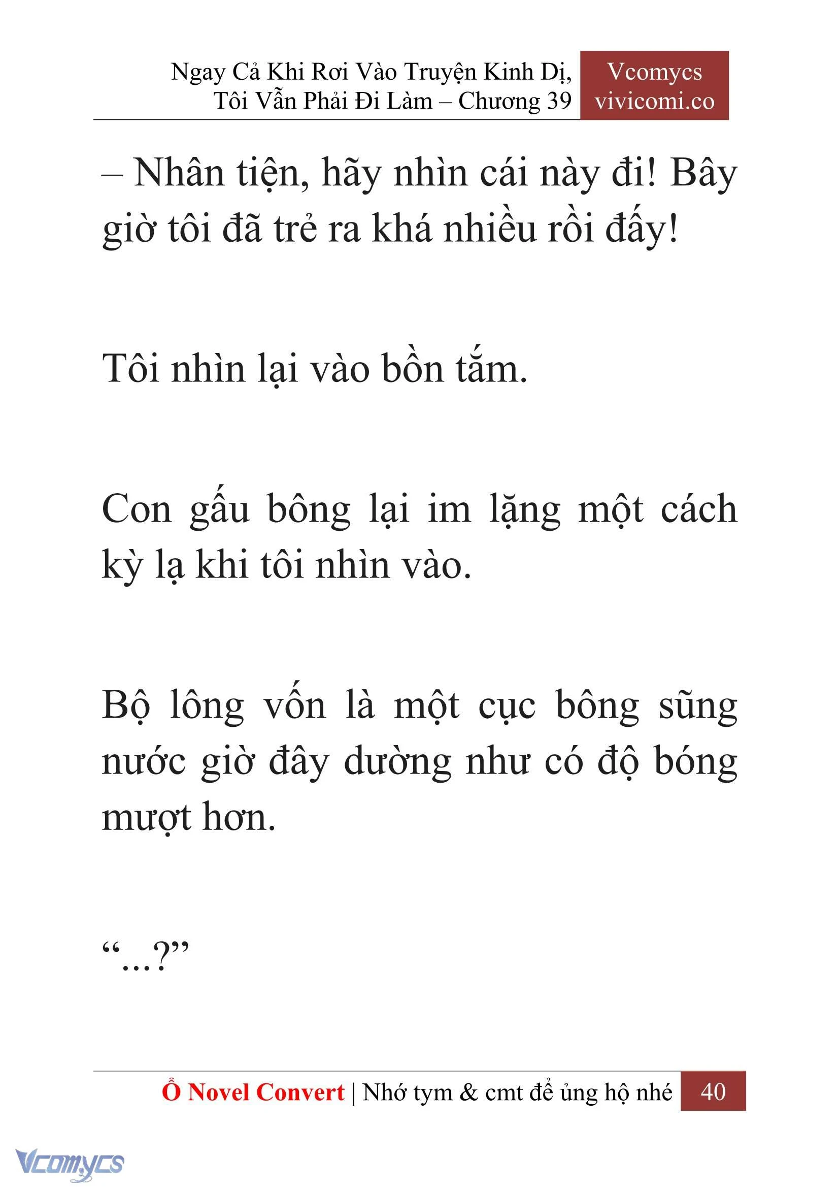 [Novel] Ngay Cả Khi Rơi Vào Truyện Kinh Dị, Tôi Vẫn Phải Đi Làm Chapter  39 - 42