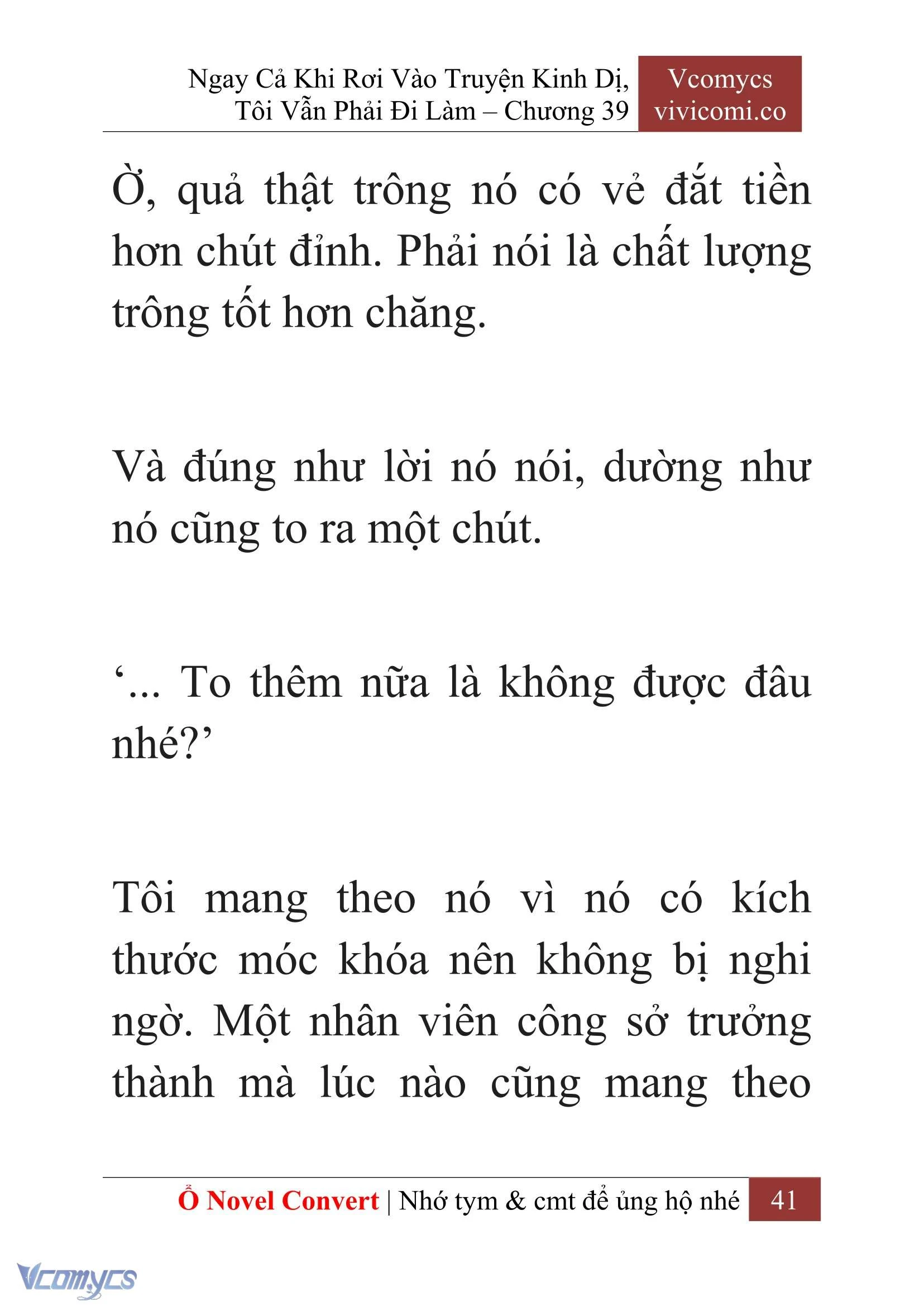 [Novel] Ngay Cả Khi Rơi Vào Truyện Kinh Dị, Tôi Vẫn Phải Đi Làm Chapter  39 - 43
