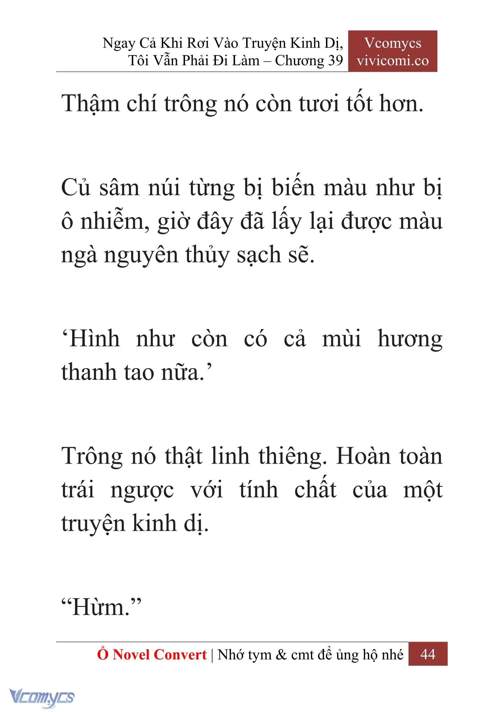 [Novel] Ngay Cả Khi Rơi Vào Truyện Kinh Dị, Tôi Vẫn Phải Đi Làm Chapter  39 - 46