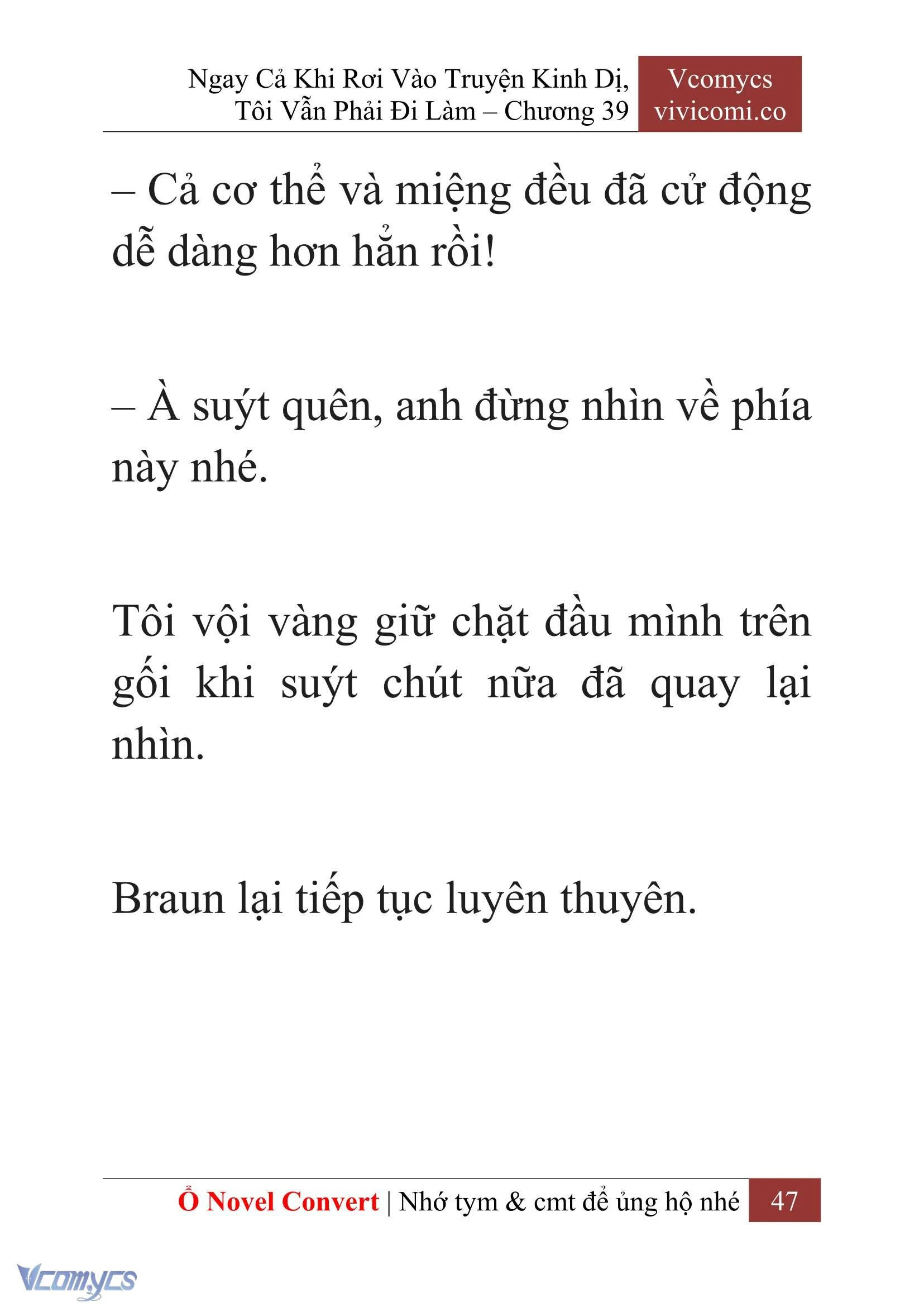 [Novel] Ngay Cả Khi Rơi Vào Truyện Kinh Dị, Tôi Vẫn Phải Đi Làm Chapter  39 - 49