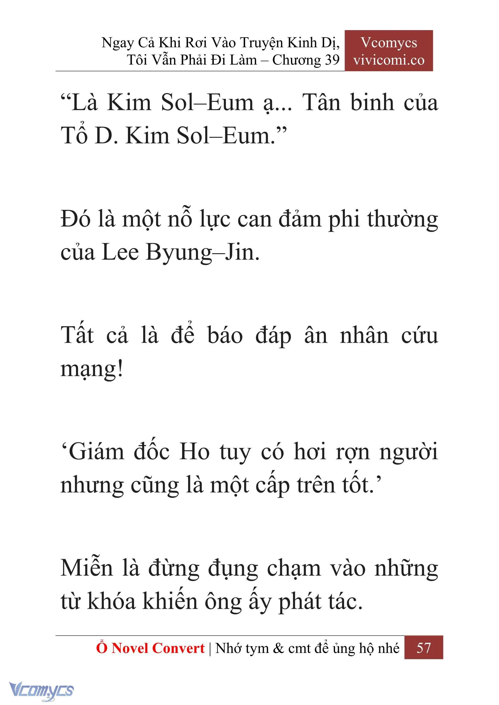[Novel] Ngay Cả Khi Rơi Vào Truyện Kinh Dị, Tôi Vẫn Phải Đi Làm Chapter  39 - 59