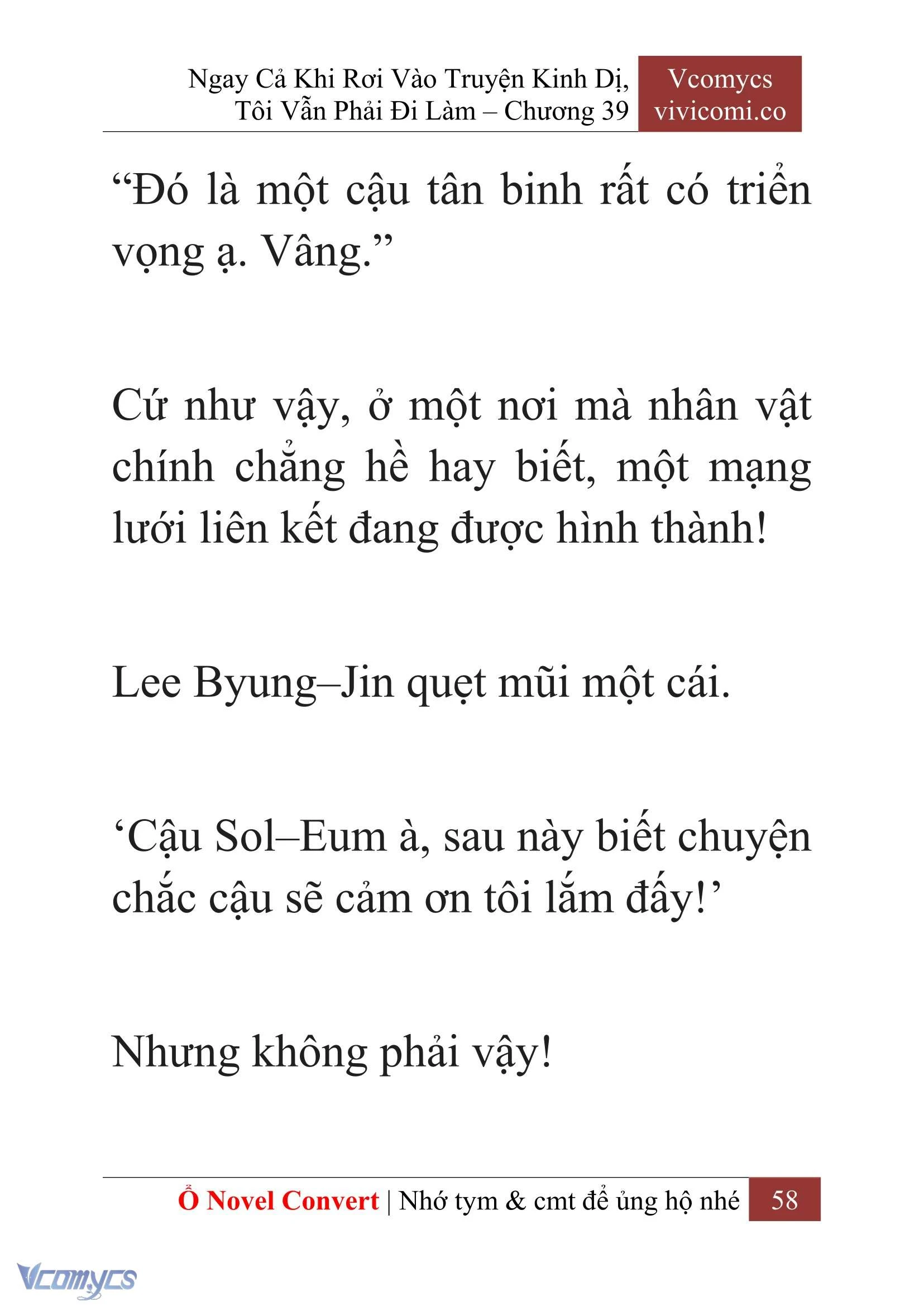 [Novel] Ngay Cả Khi Rơi Vào Truyện Kinh Dị, Tôi Vẫn Phải Đi Làm Chapter  39 - 60