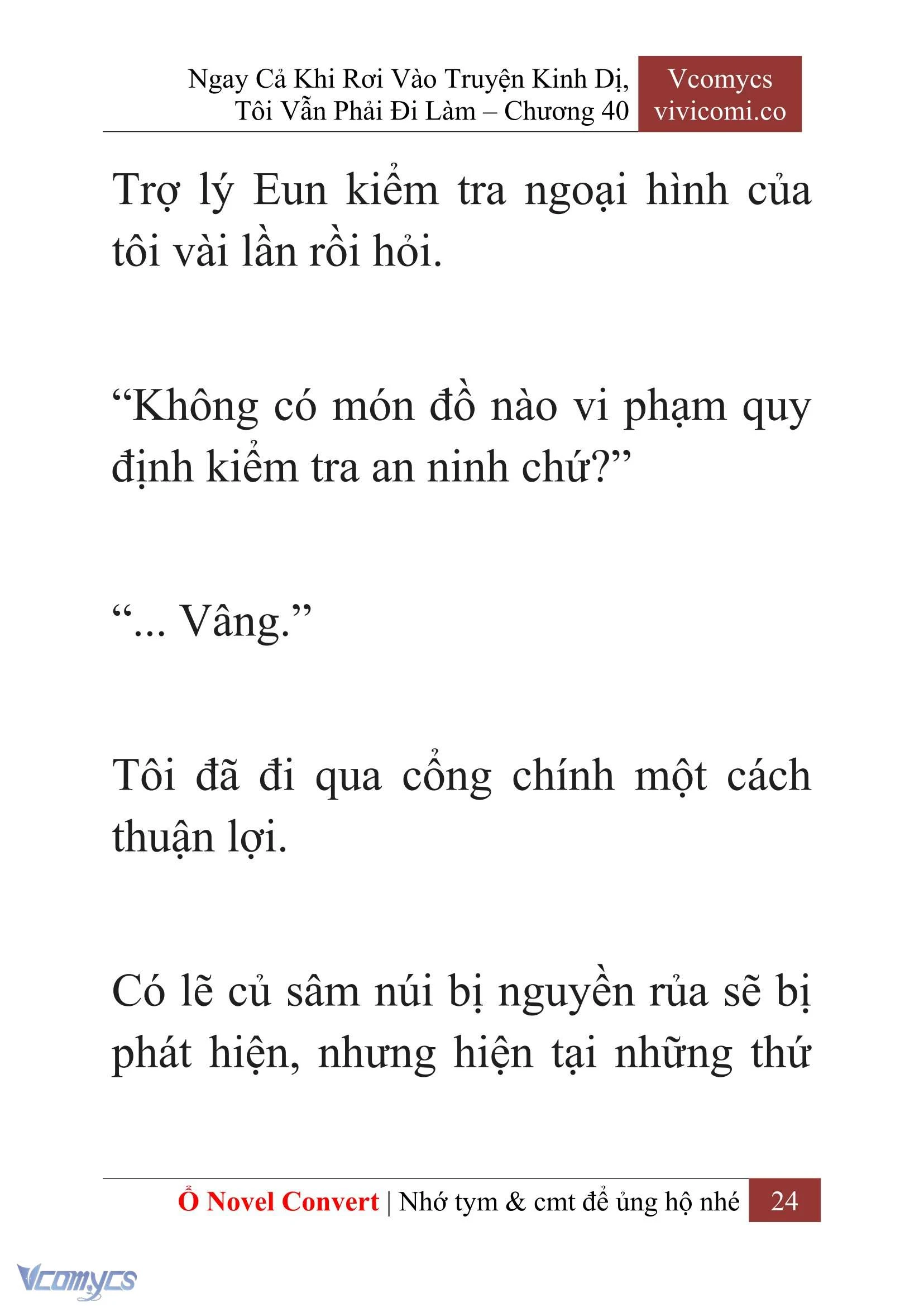 [Novel] Ngay Cả Khi Rơi Vào Truyện Kinh Dị, Tôi Vẫn Phải Đi Làm Chapter  40 - 26
