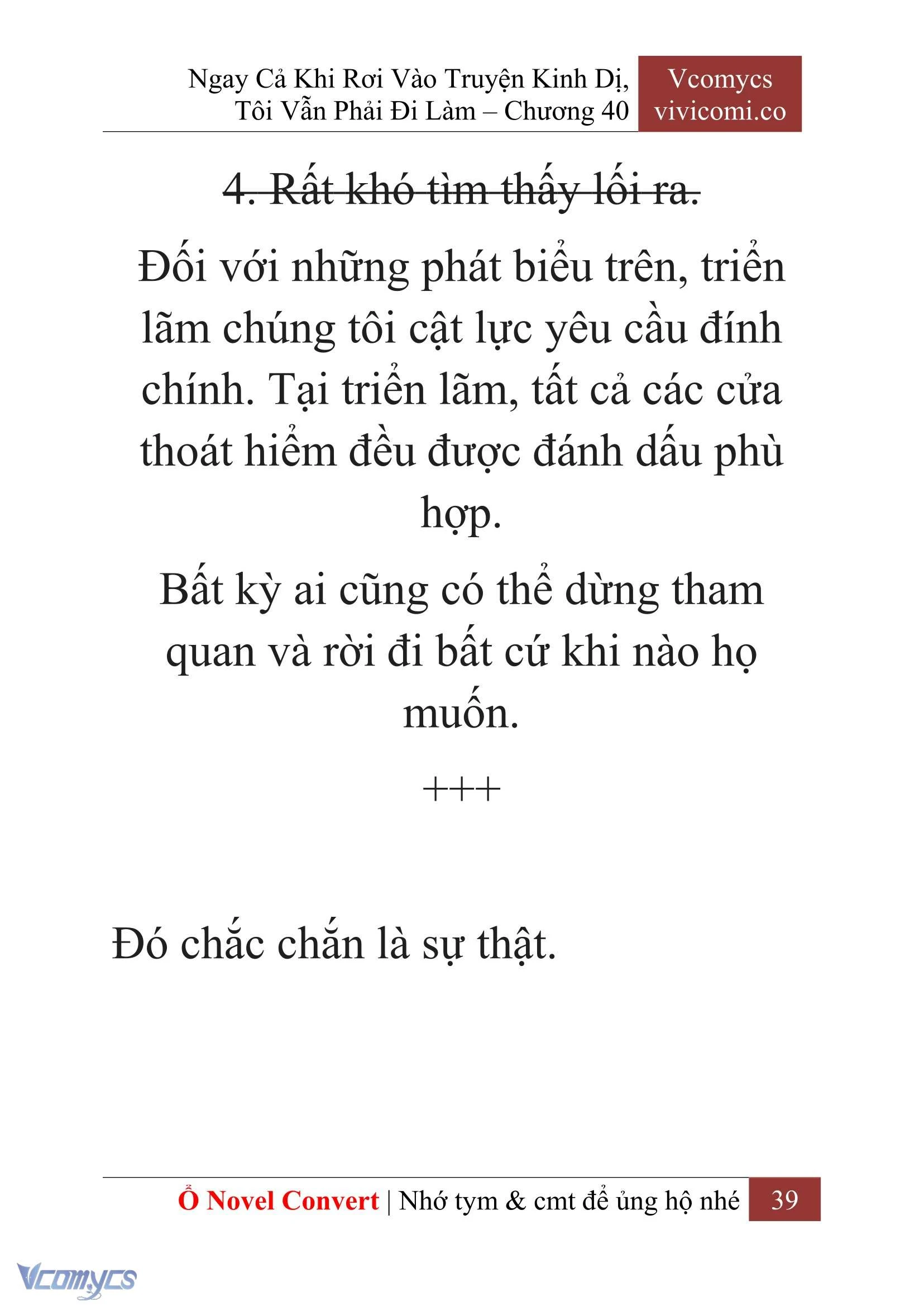 [Novel] Ngay Cả Khi Rơi Vào Truyện Kinh Dị, Tôi Vẫn Phải Đi Làm Chapter  40 - 41