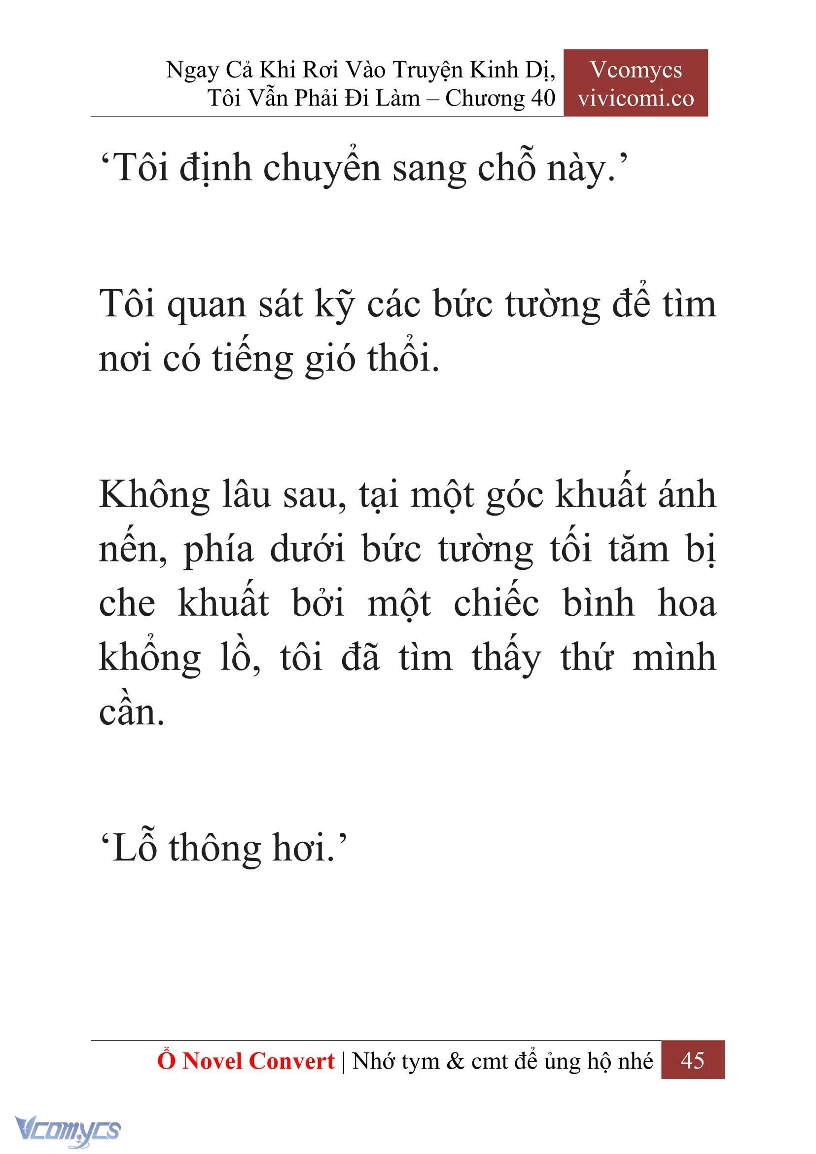 [Novel] Ngay Cả Khi Rơi Vào Truyện Kinh Dị, Tôi Vẫn Phải Đi Làm Chapter  40 - 47