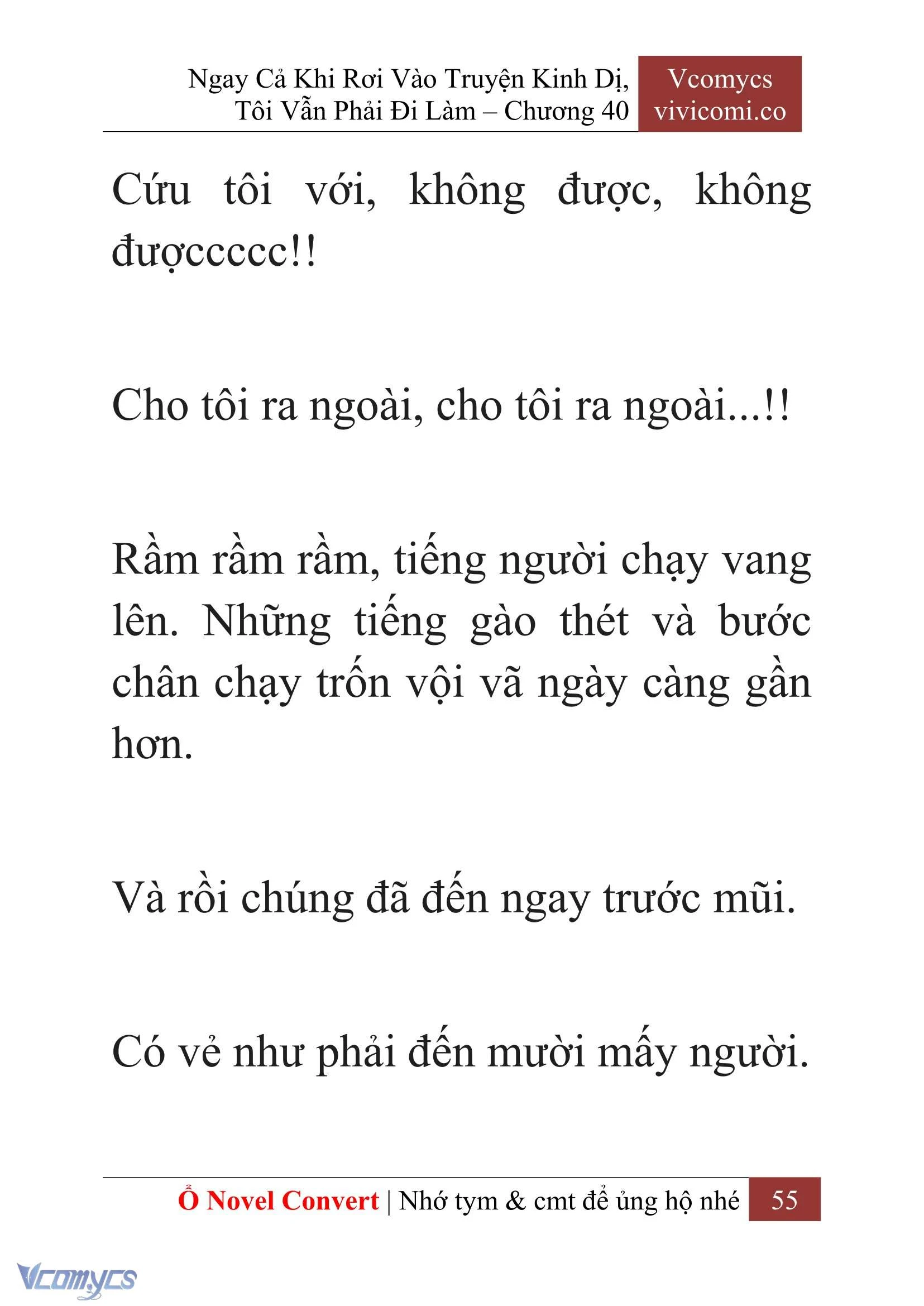 [Novel] Ngay Cả Khi Rơi Vào Truyện Kinh Dị, Tôi Vẫn Phải Đi Làm Chapter  40 - 57