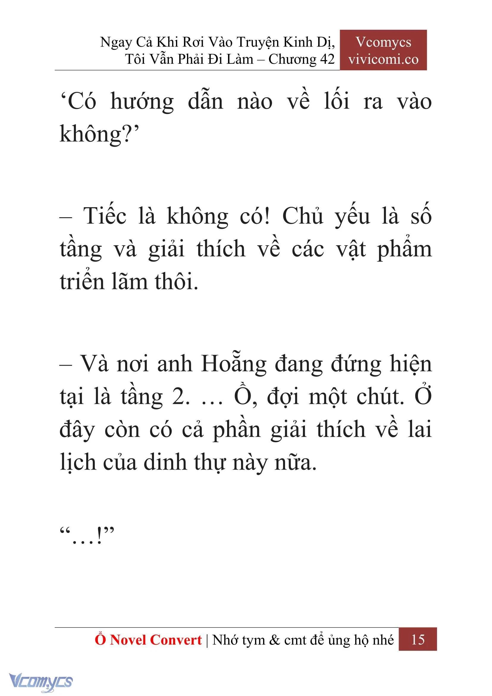 [Novel] Ngay Cả Khi Rơi Vào Truyện Kinh Dị, Tôi Vẫn Phải Đi Làm Chapter  42 - 17