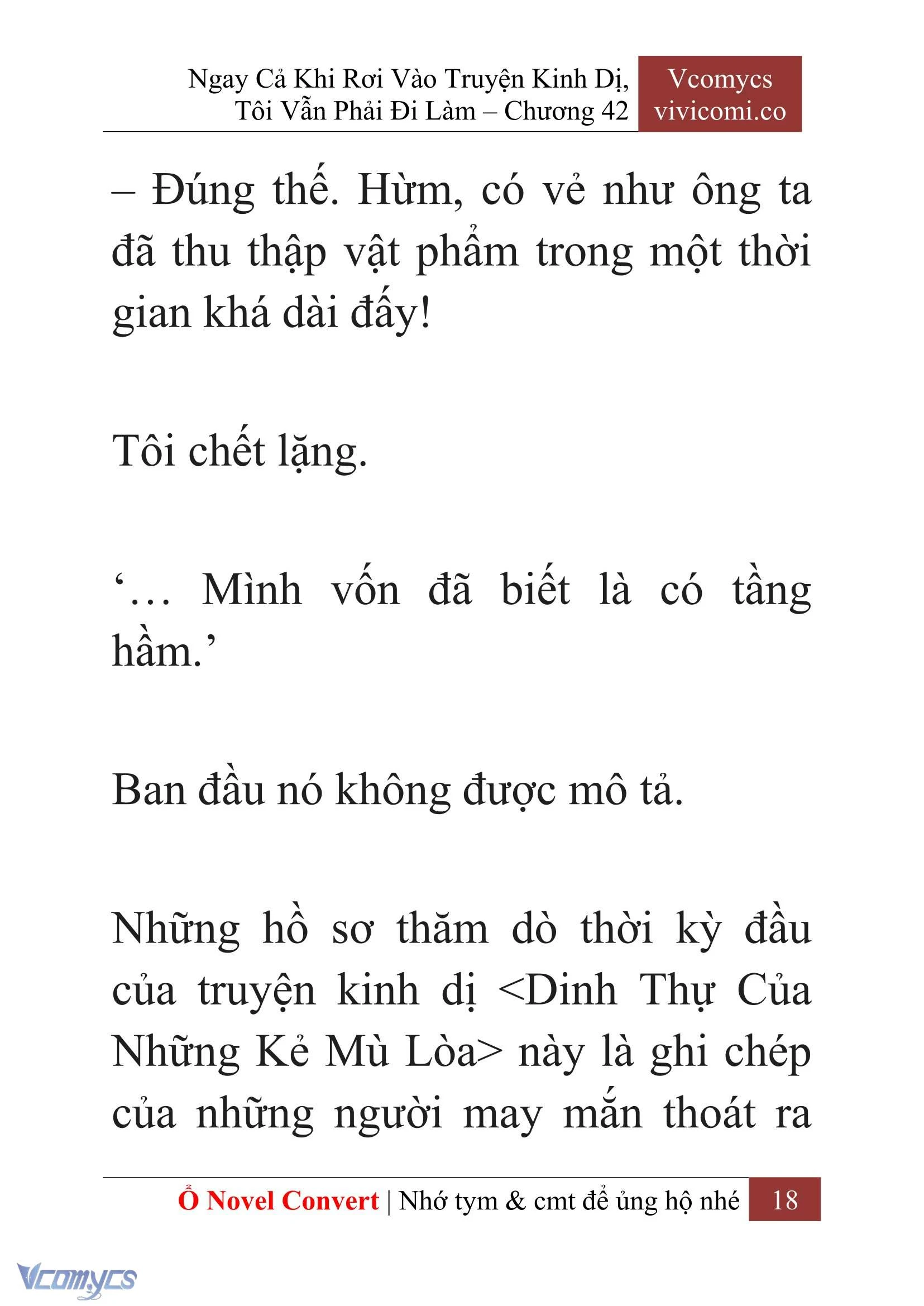 [Novel] Ngay Cả Khi Rơi Vào Truyện Kinh Dị, Tôi Vẫn Phải Đi Làm Chapter  42 - 20