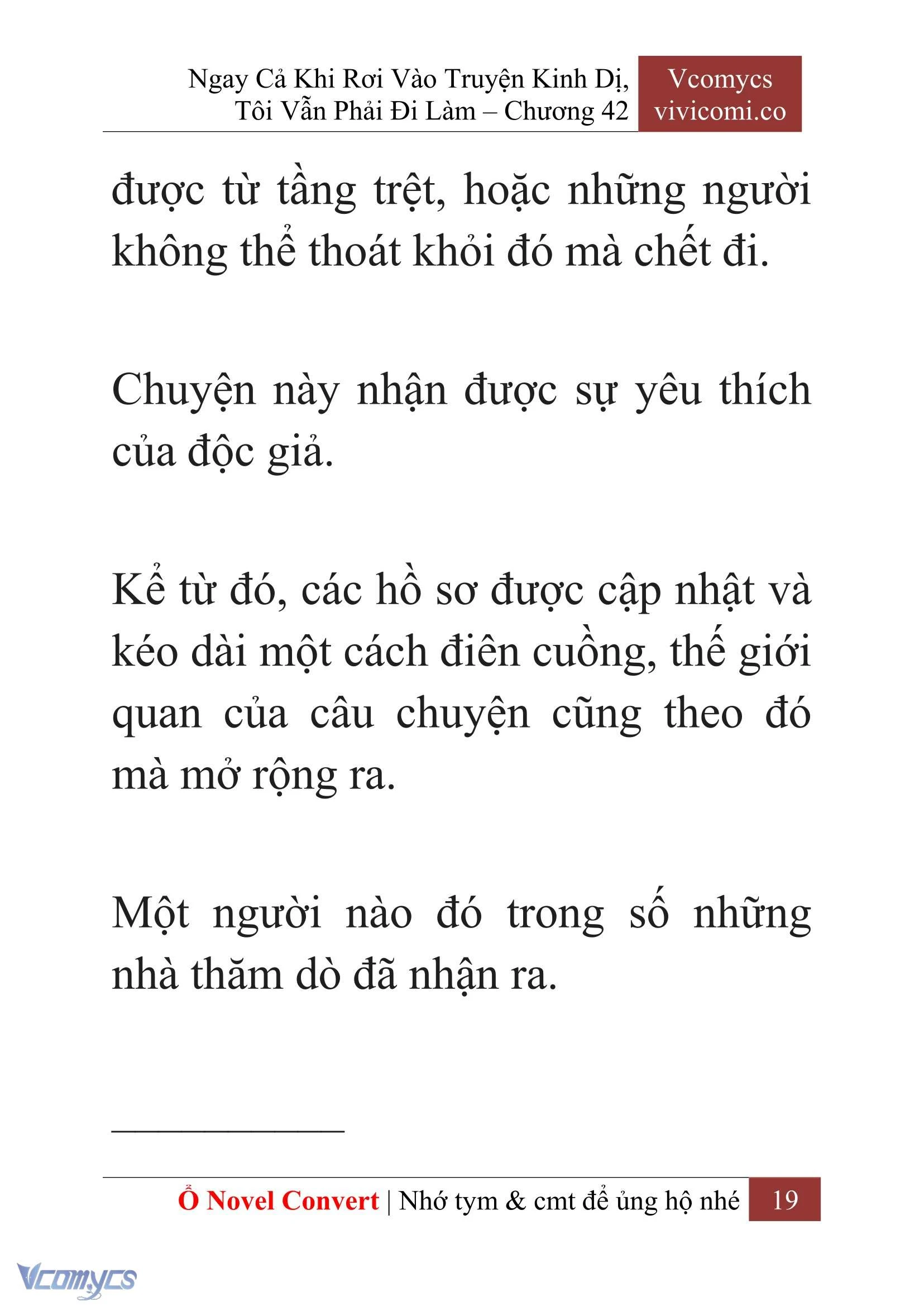 [Novel] Ngay Cả Khi Rơi Vào Truyện Kinh Dị, Tôi Vẫn Phải Đi Làm Chapter  42 - 21