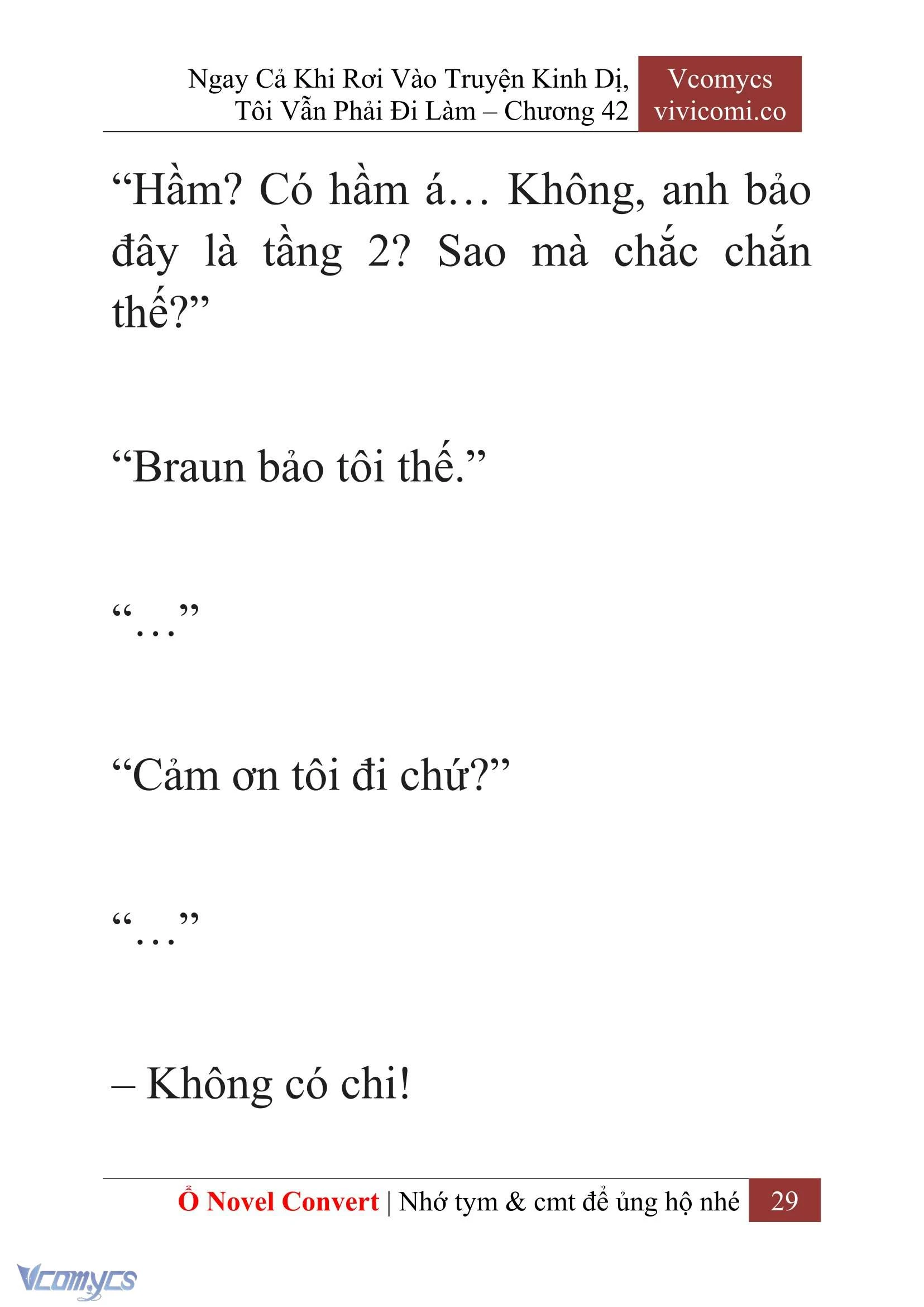 [Novel] Ngay Cả Khi Rơi Vào Truyện Kinh Dị, Tôi Vẫn Phải Đi Làm Chapter  42 - 31