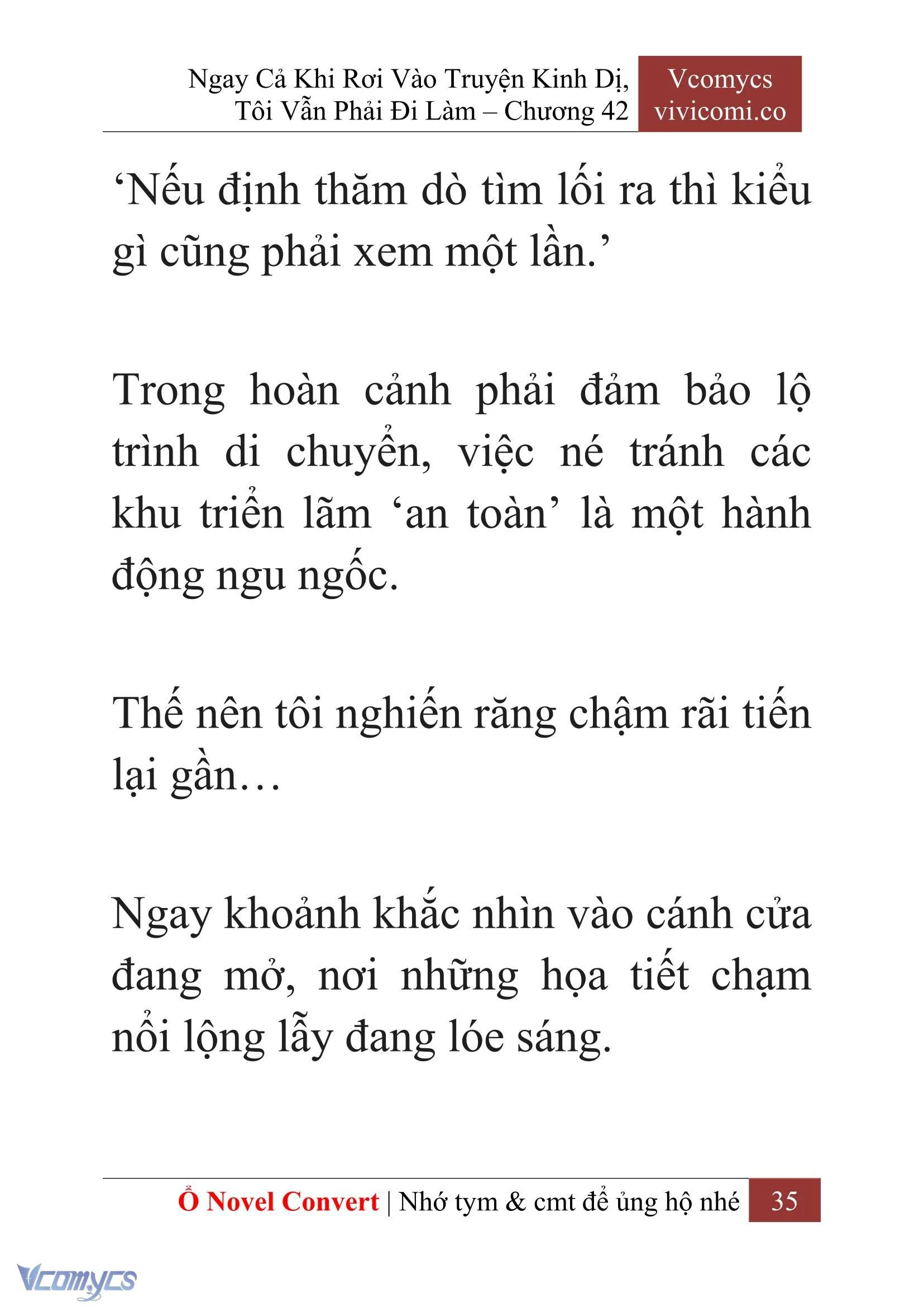 [Novel] Ngay Cả Khi Rơi Vào Truyện Kinh Dị, Tôi Vẫn Phải Đi Làm Chapter  42 - 37