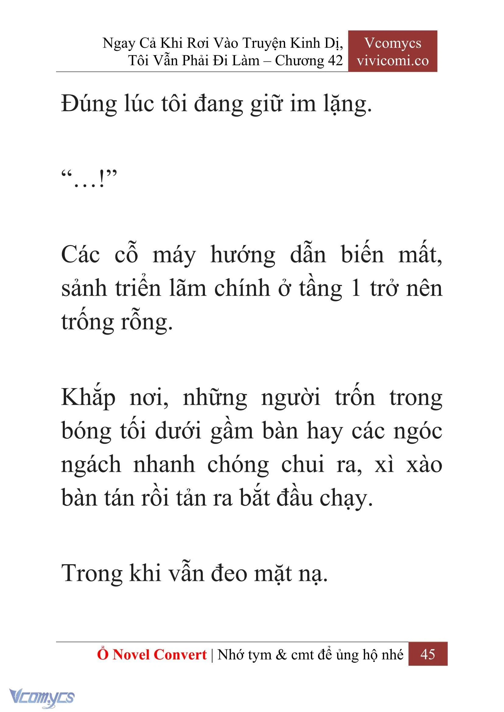 [Novel] Ngay Cả Khi Rơi Vào Truyện Kinh Dị, Tôi Vẫn Phải Đi Làm Chapter  42 - 47