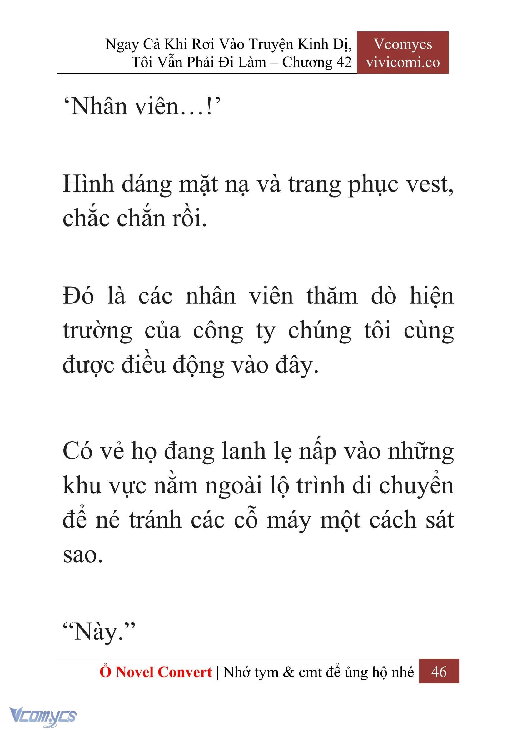 [Novel] Ngay Cả Khi Rơi Vào Truyện Kinh Dị, Tôi Vẫn Phải Đi Làm Chapter  42 - 48