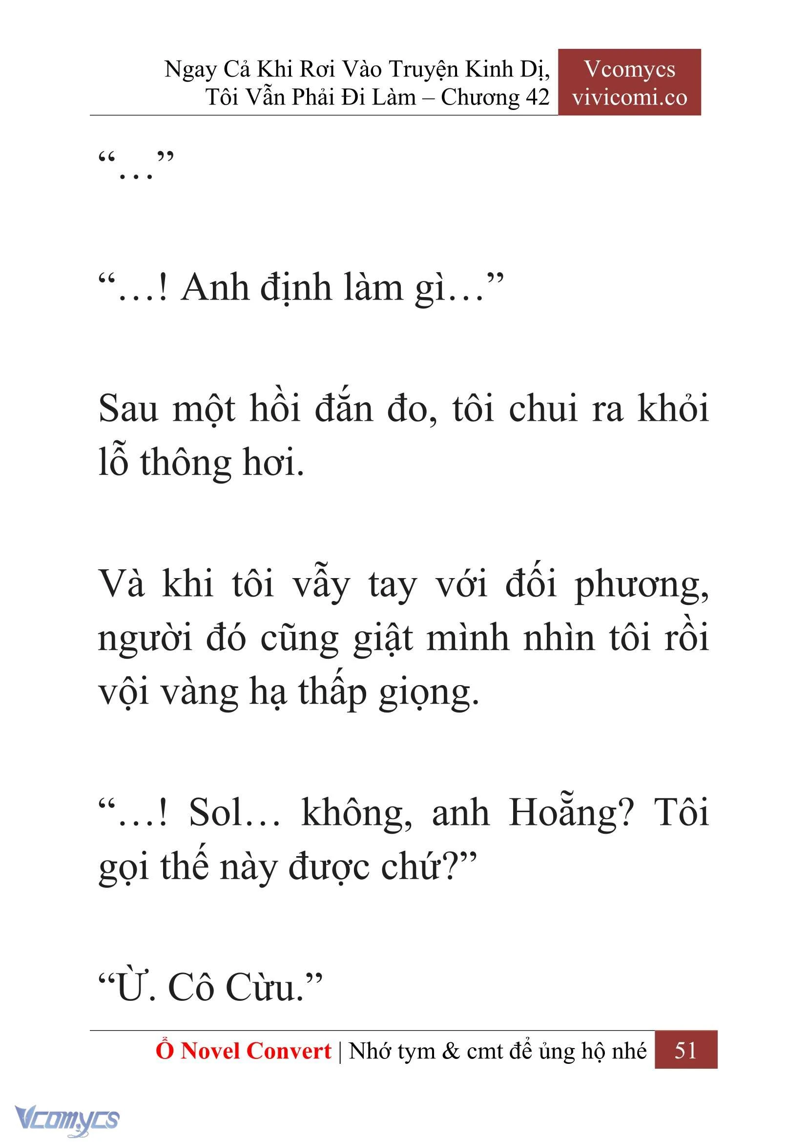 [Novel] Ngay Cả Khi Rơi Vào Truyện Kinh Dị, Tôi Vẫn Phải Đi Làm Chapter  42 - 53