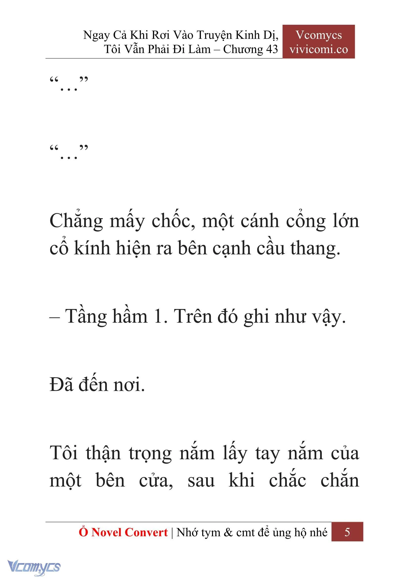 [Novel] Ngay Cả Khi Rơi Vào Truyện Kinh Dị, Tôi Vẫn Phải Đi Làm Chapter  43 - 7