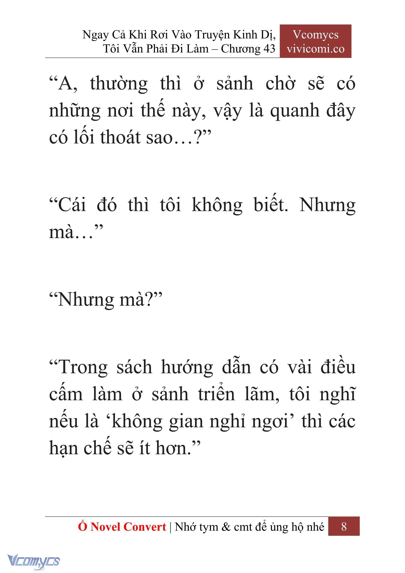 [Novel] Ngay Cả Khi Rơi Vào Truyện Kinh Dị, Tôi Vẫn Phải Đi Làm Chapter  43 - 10
