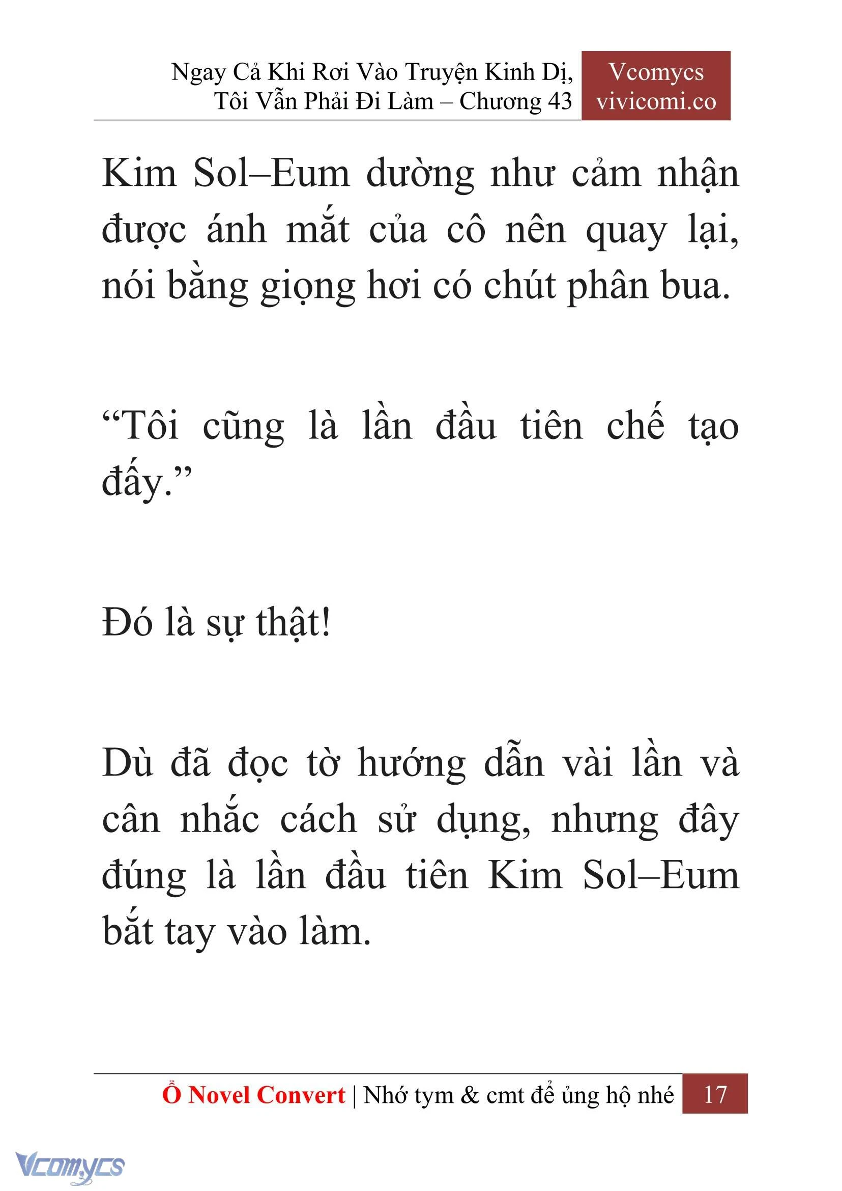 [Novel] Ngay Cả Khi Rơi Vào Truyện Kinh Dị, Tôi Vẫn Phải Đi Làm Chapter  43 - 19