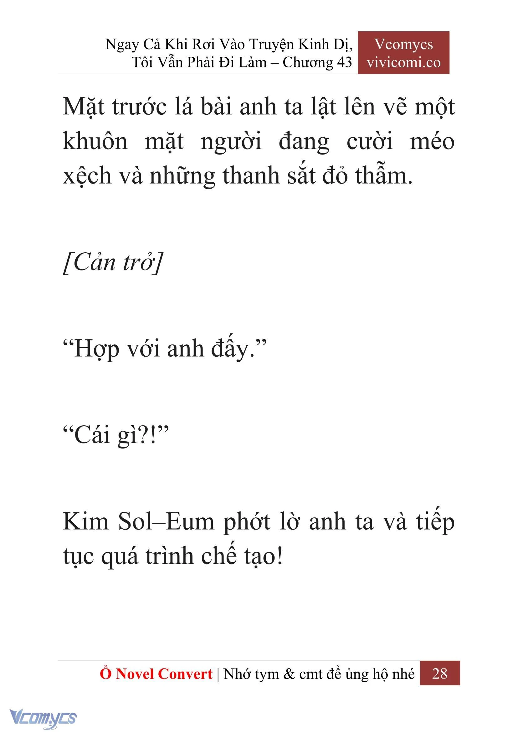 [Novel] Ngay Cả Khi Rơi Vào Truyện Kinh Dị, Tôi Vẫn Phải Đi Làm Chapter  43 - 30