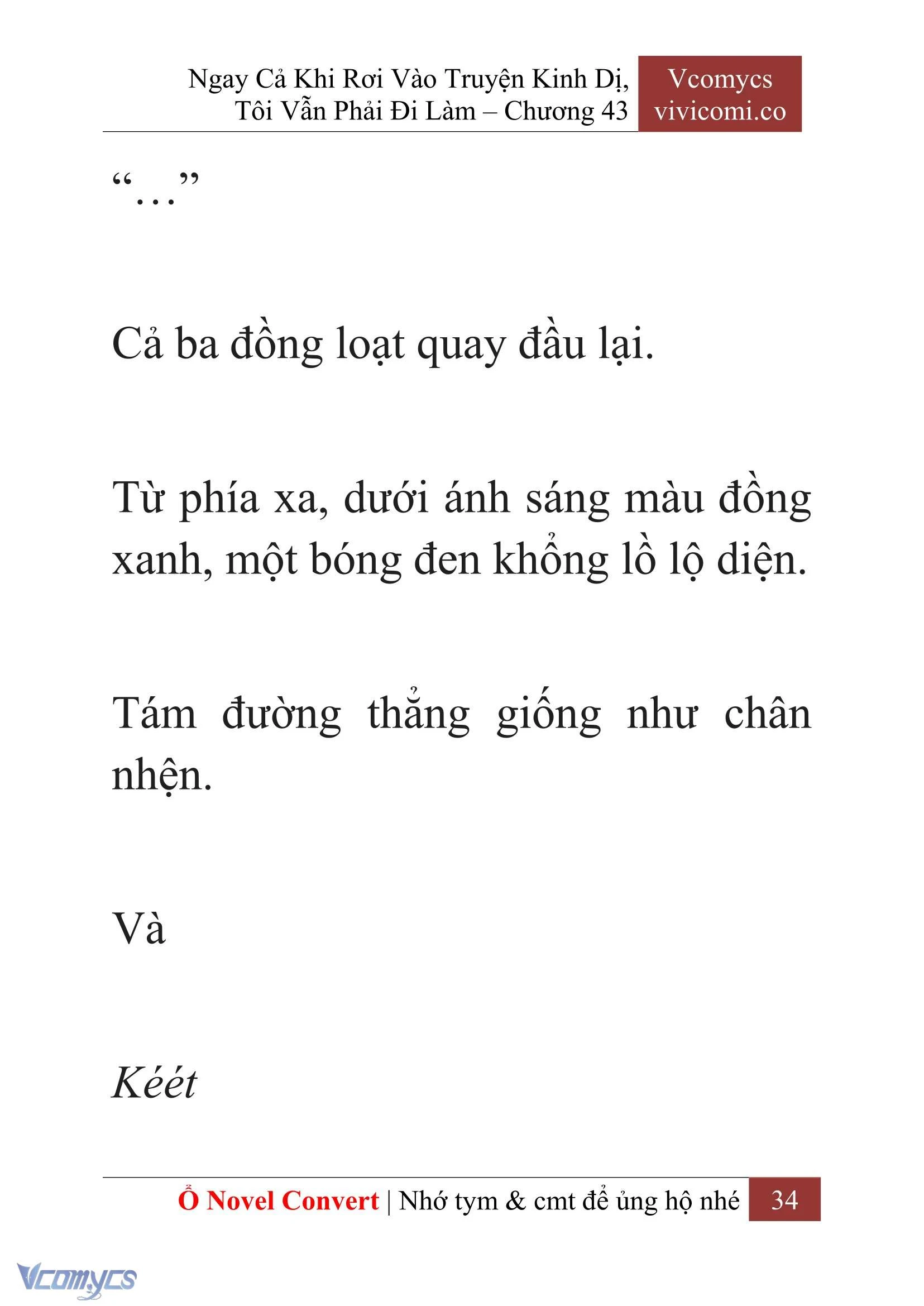 [Novel] Ngay Cả Khi Rơi Vào Truyện Kinh Dị, Tôi Vẫn Phải Đi Làm Chapter  43 - 36