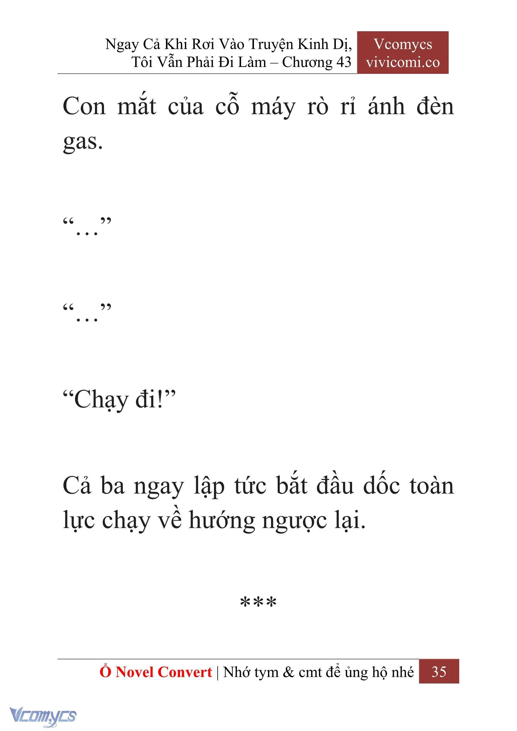 [Novel] Ngay Cả Khi Rơi Vào Truyện Kinh Dị, Tôi Vẫn Phải Đi Làm Chapter  43 - 37