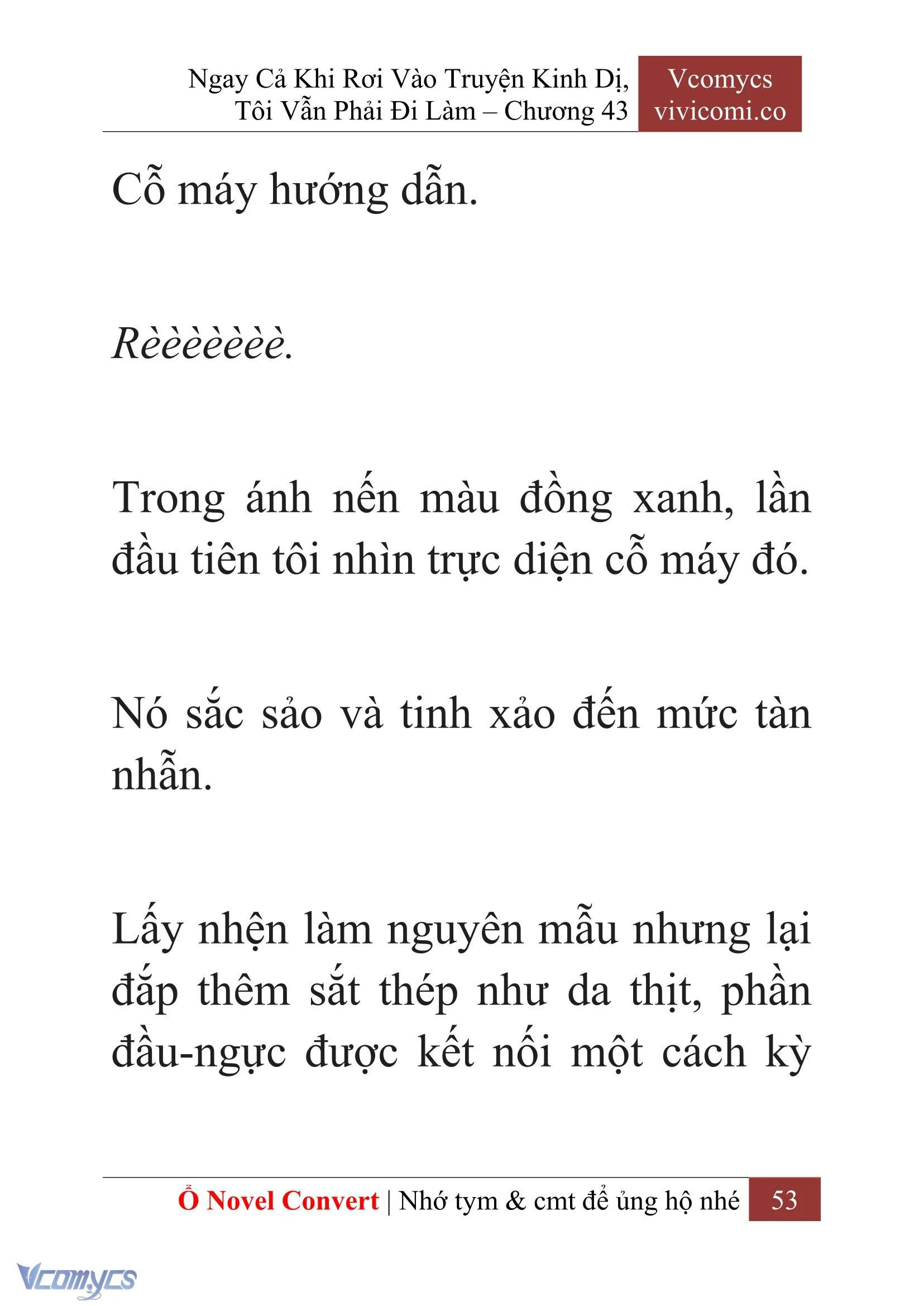 [Novel] Ngay Cả Khi Rơi Vào Truyện Kinh Dị, Tôi Vẫn Phải Đi Làm Chapter  43 - 55