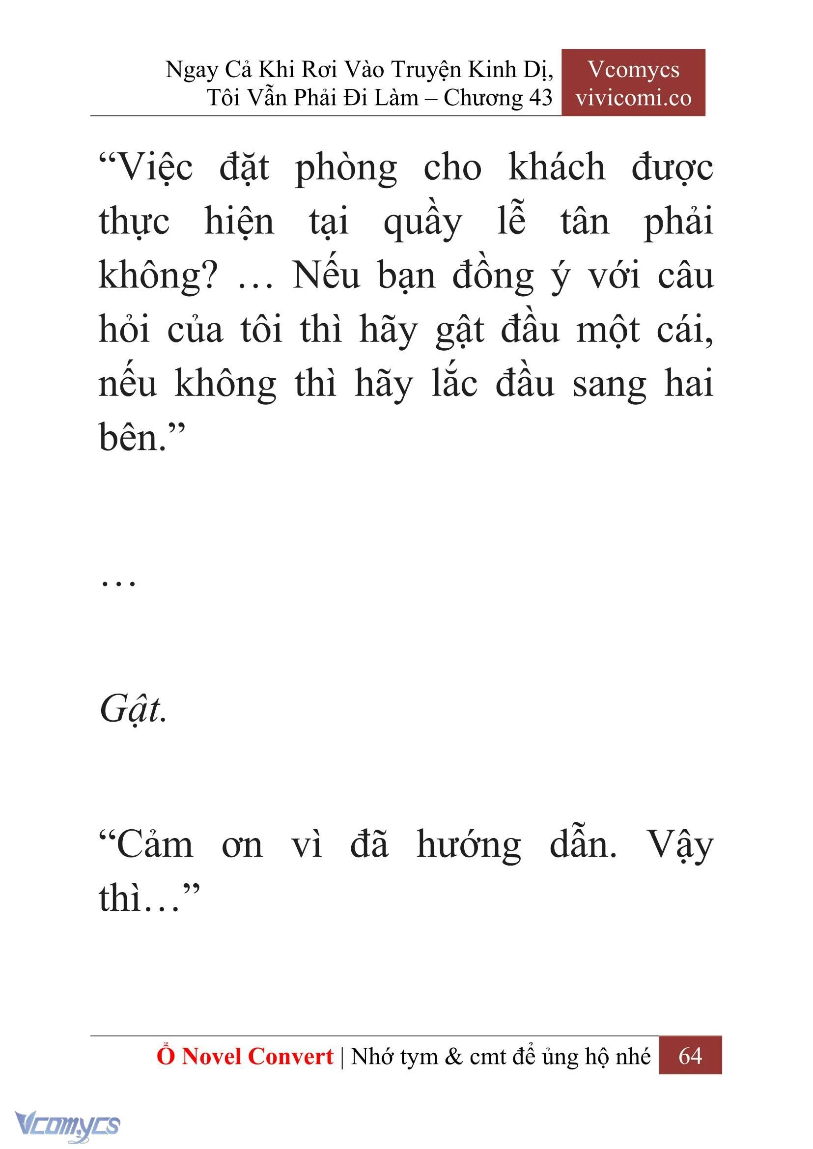 [Novel] Ngay Cả Khi Rơi Vào Truyện Kinh Dị, Tôi Vẫn Phải Đi Làm Chapter  43 - 66