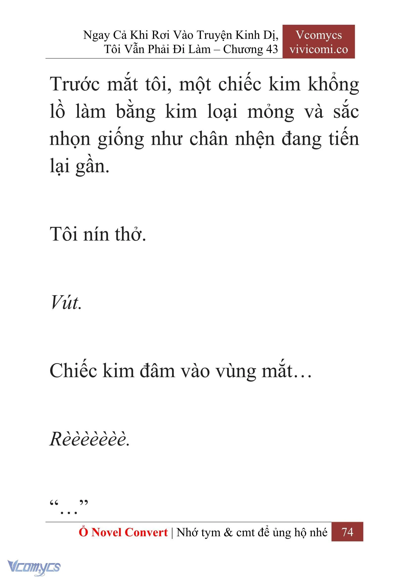 [Novel] Ngay Cả Khi Rơi Vào Truyện Kinh Dị, Tôi Vẫn Phải Đi Làm Chapter  43 - 76