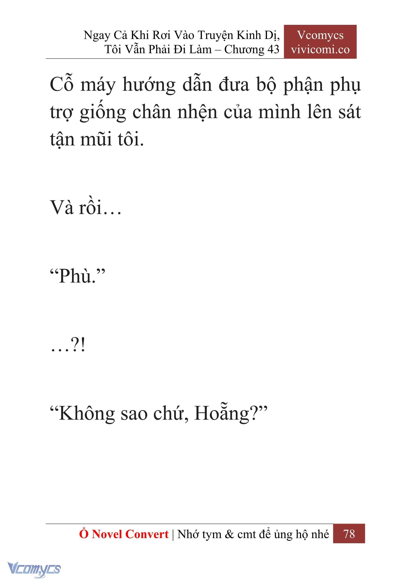 [Novel] Ngay Cả Khi Rơi Vào Truyện Kinh Dị, Tôi Vẫn Phải Đi Làm Chapter  43 - 80