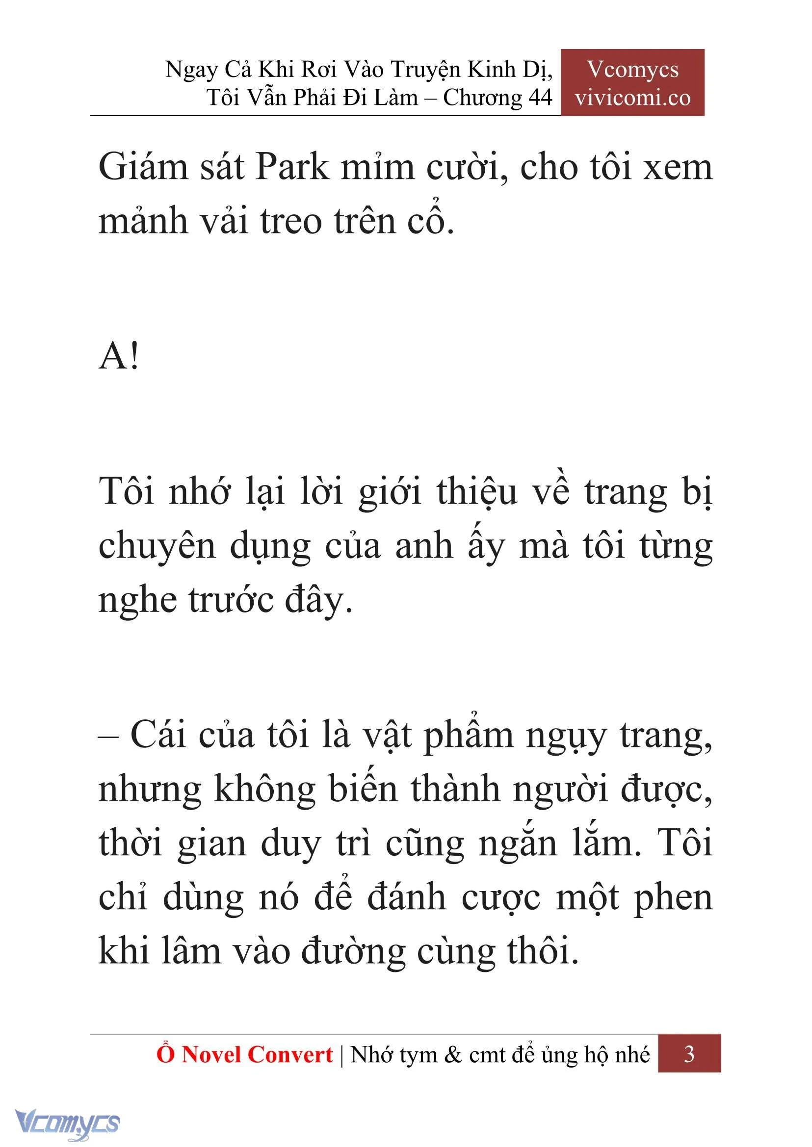 [Novel] Ngay Cả Khi Rơi Vào Truyện Kinh Dị, Tôi Vẫn Phải Đi Làm Chapter  44 - 5