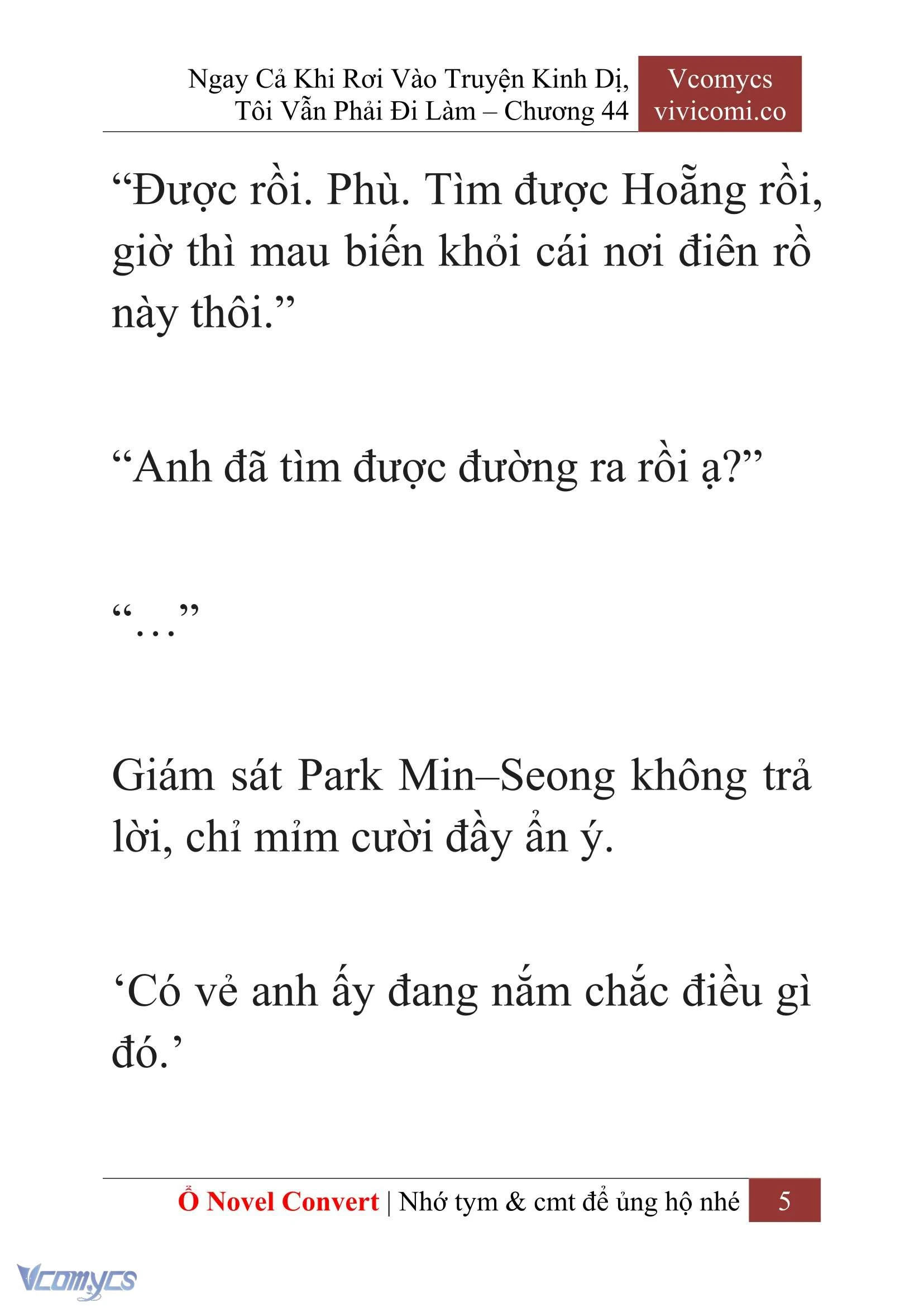 [Novel] Ngay Cả Khi Rơi Vào Truyện Kinh Dị, Tôi Vẫn Phải Đi Làm Chapter  44 - 7