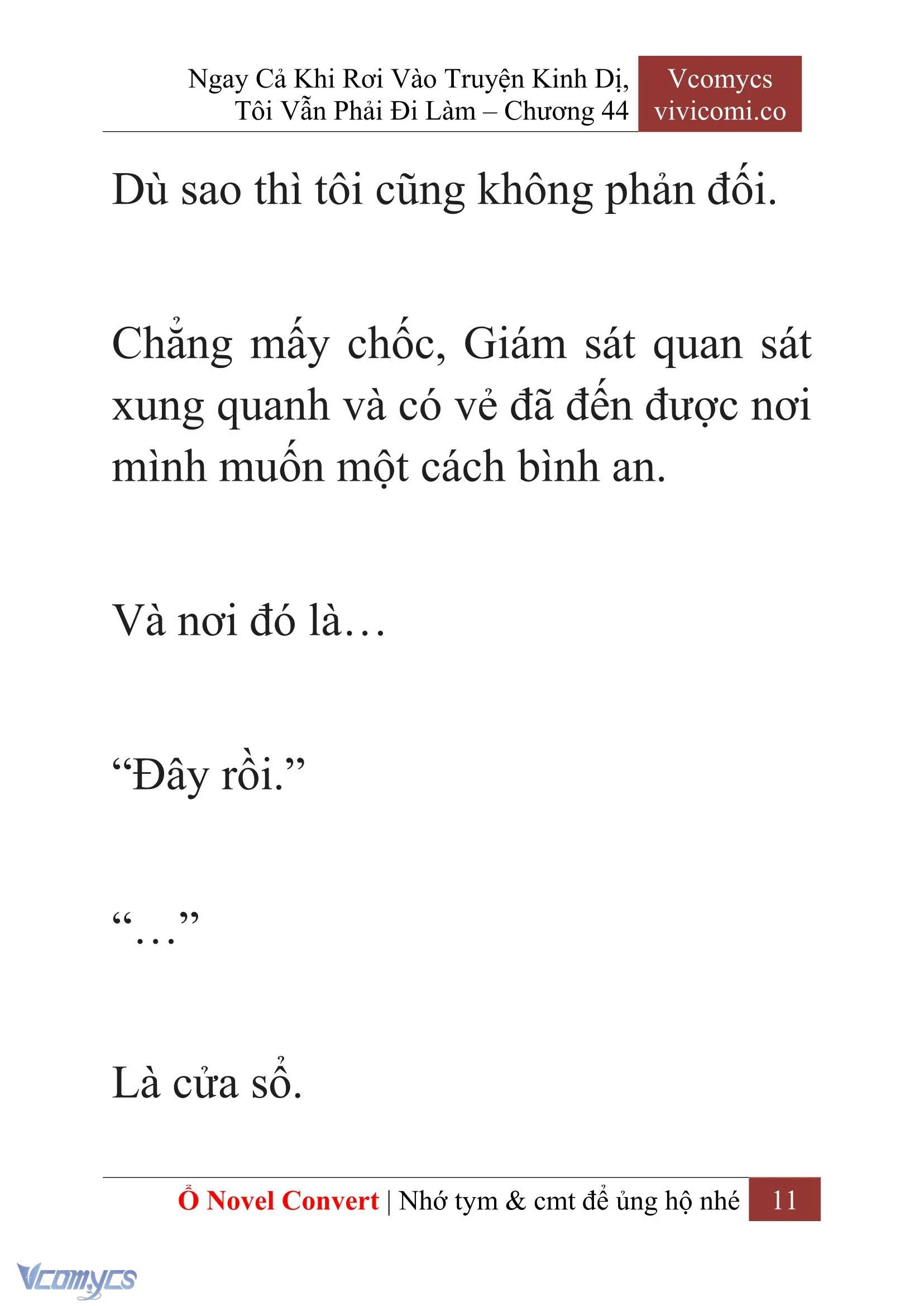 [Novel] Ngay Cả Khi Rơi Vào Truyện Kinh Dị, Tôi Vẫn Phải Đi Làm Chapter  44 - 13