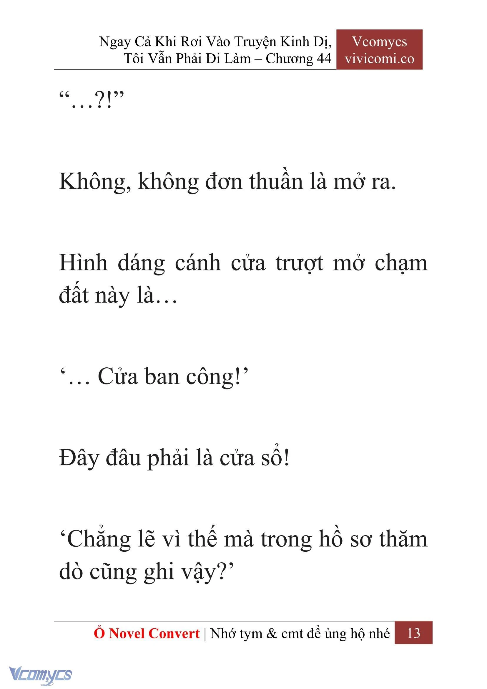 [Novel] Ngay Cả Khi Rơi Vào Truyện Kinh Dị, Tôi Vẫn Phải Đi Làm Chapter  44 - 15