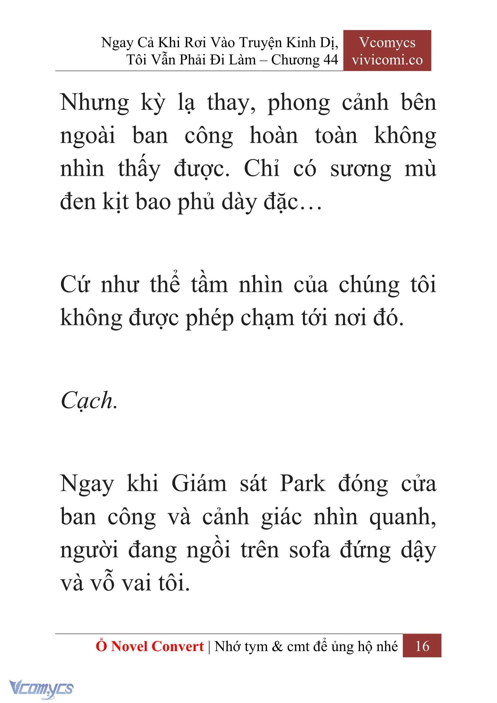 [Novel] Ngay Cả Khi Rơi Vào Truyện Kinh Dị, Tôi Vẫn Phải Đi Làm Chapter  44 - 18