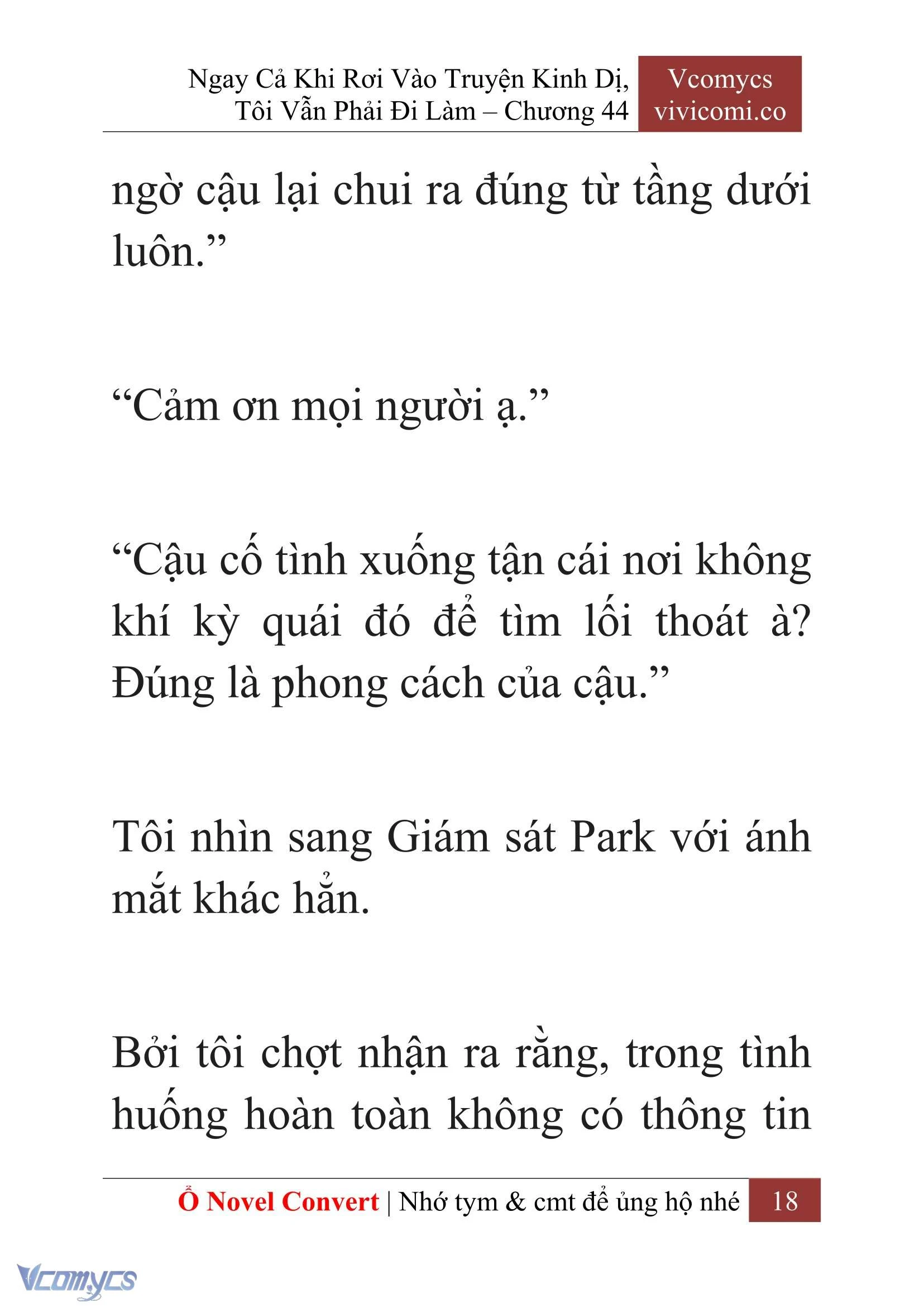 [Novel] Ngay Cả Khi Rơi Vào Truyện Kinh Dị, Tôi Vẫn Phải Đi Làm Chapter  44 - 20