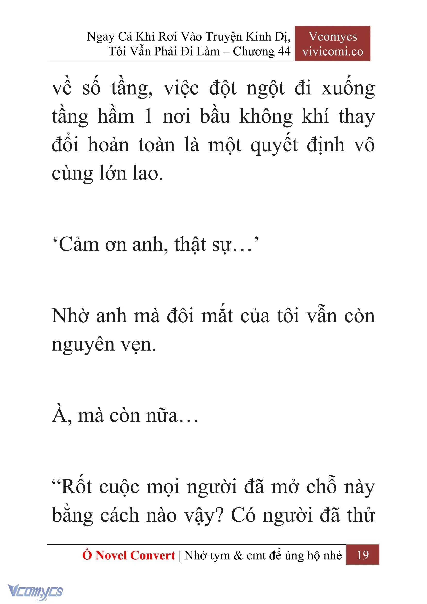 [Novel] Ngay Cả Khi Rơi Vào Truyện Kinh Dị, Tôi Vẫn Phải Đi Làm Chapter  44 - 21