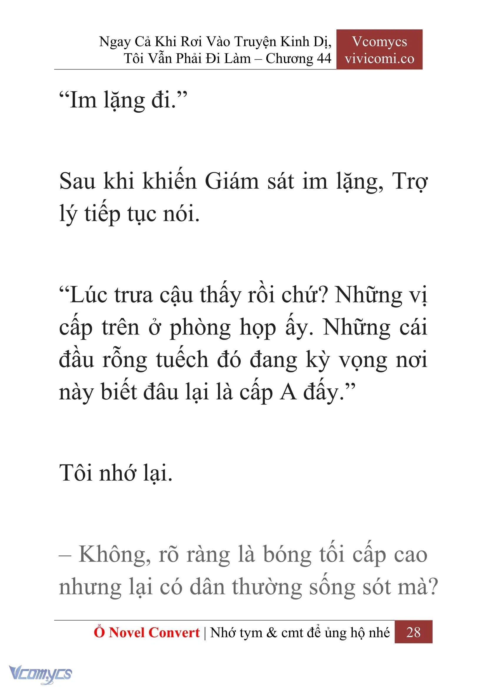 [Novel] Ngay Cả Khi Rơi Vào Truyện Kinh Dị, Tôi Vẫn Phải Đi Làm Chapter  44 - 30