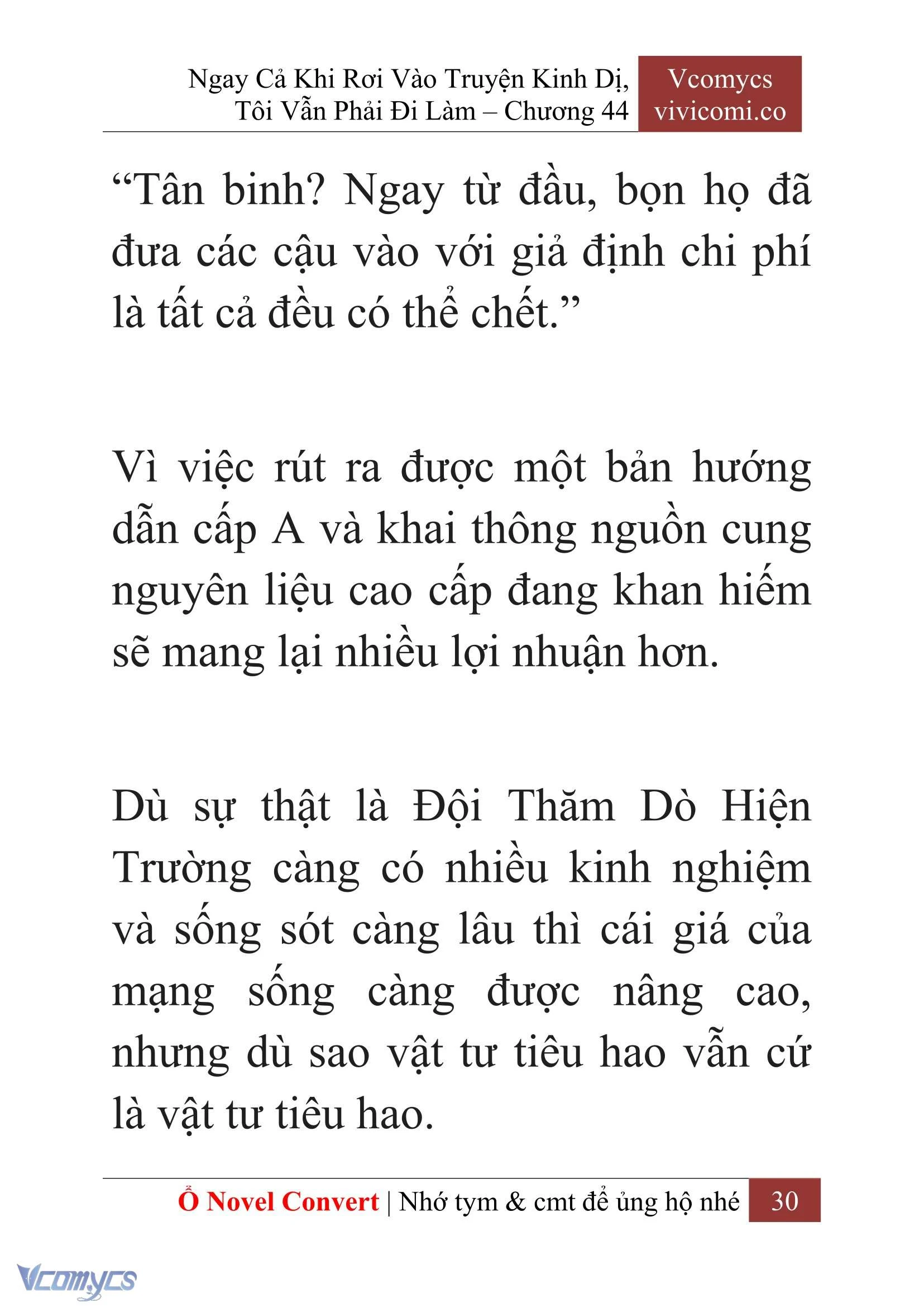 [Novel] Ngay Cả Khi Rơi Vào Truyện Kinh Dị, Tôi Vẫn Phải Đi Làm Chapter  44 - 32