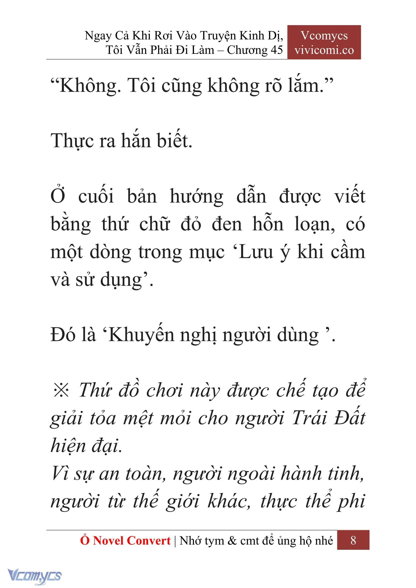 [Novel] Ngay Cả Khi Rơi Vào Truyện Kinh Dị, Tôi Vẫn Phải Đi Làm Chapter  45 - 10