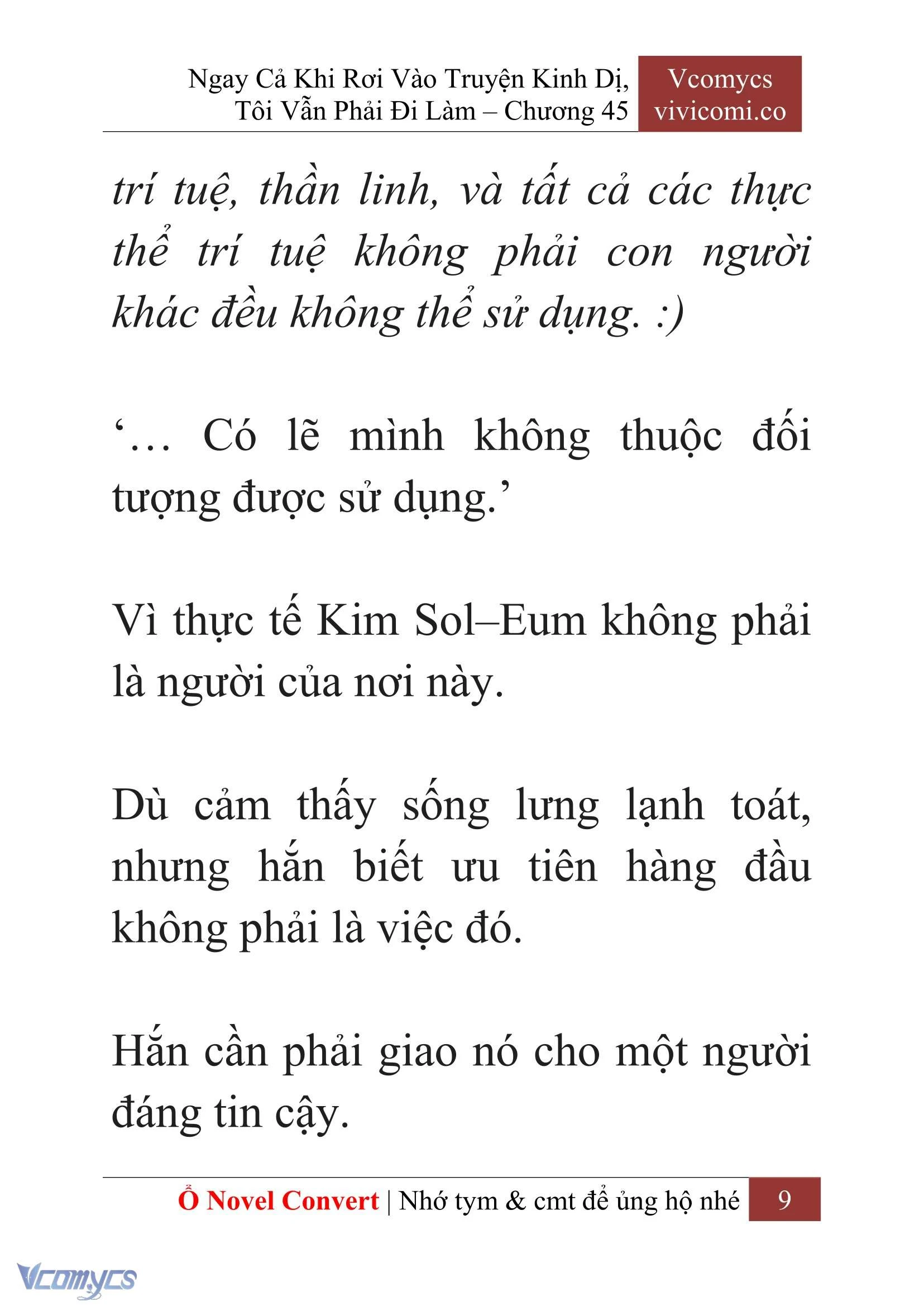 [Novel] Ngay Cả Khi Rơi Vào Truyện Kinh Dị, Tôi Vẫn Phải Đi Làm Chapter  45 - 11