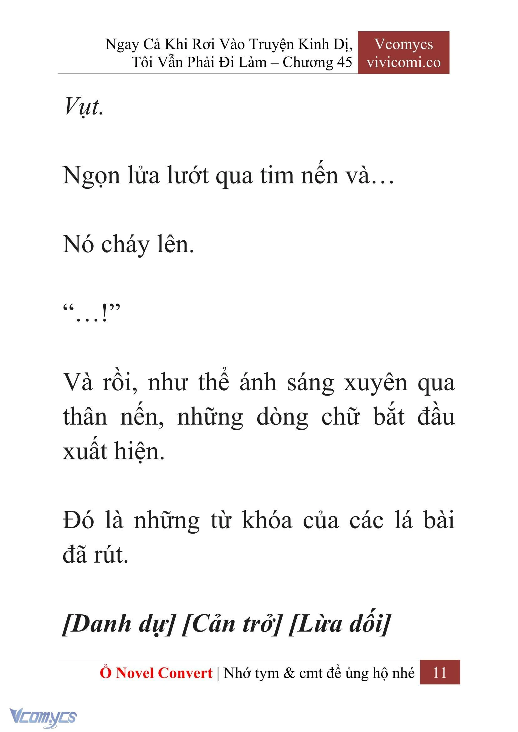 [Novel] Ngay Cả Khi Rơi Vào Truyện Kinh Dị, Tôi Vẫn Phải Đi Làm Chapter  45 - 13