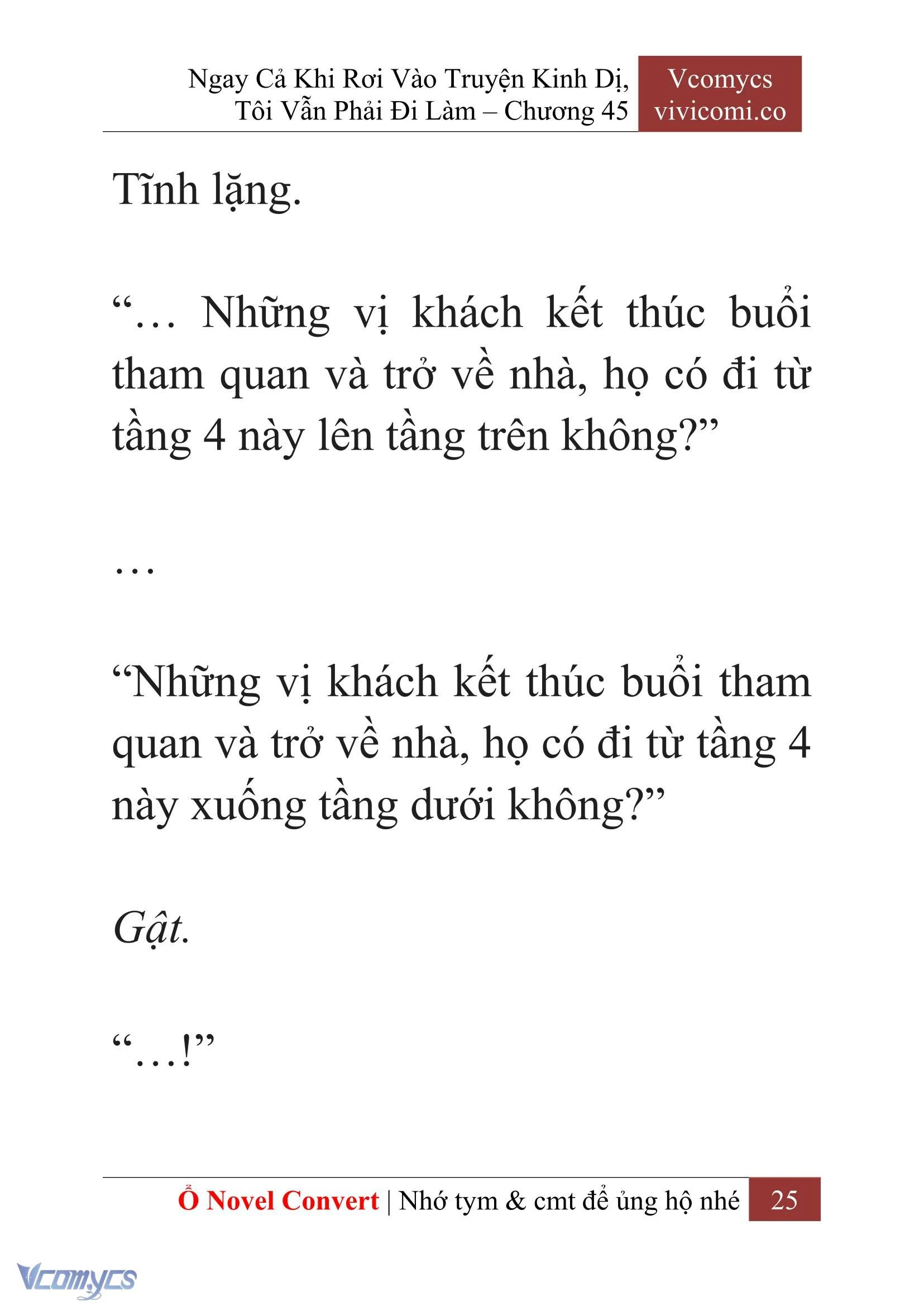 [Novel] Ngay Cả Khi Rơi Vào Truyện Kinh Dị, Tôi Vẫn Phải Đi Làm Chapter  45 - 27