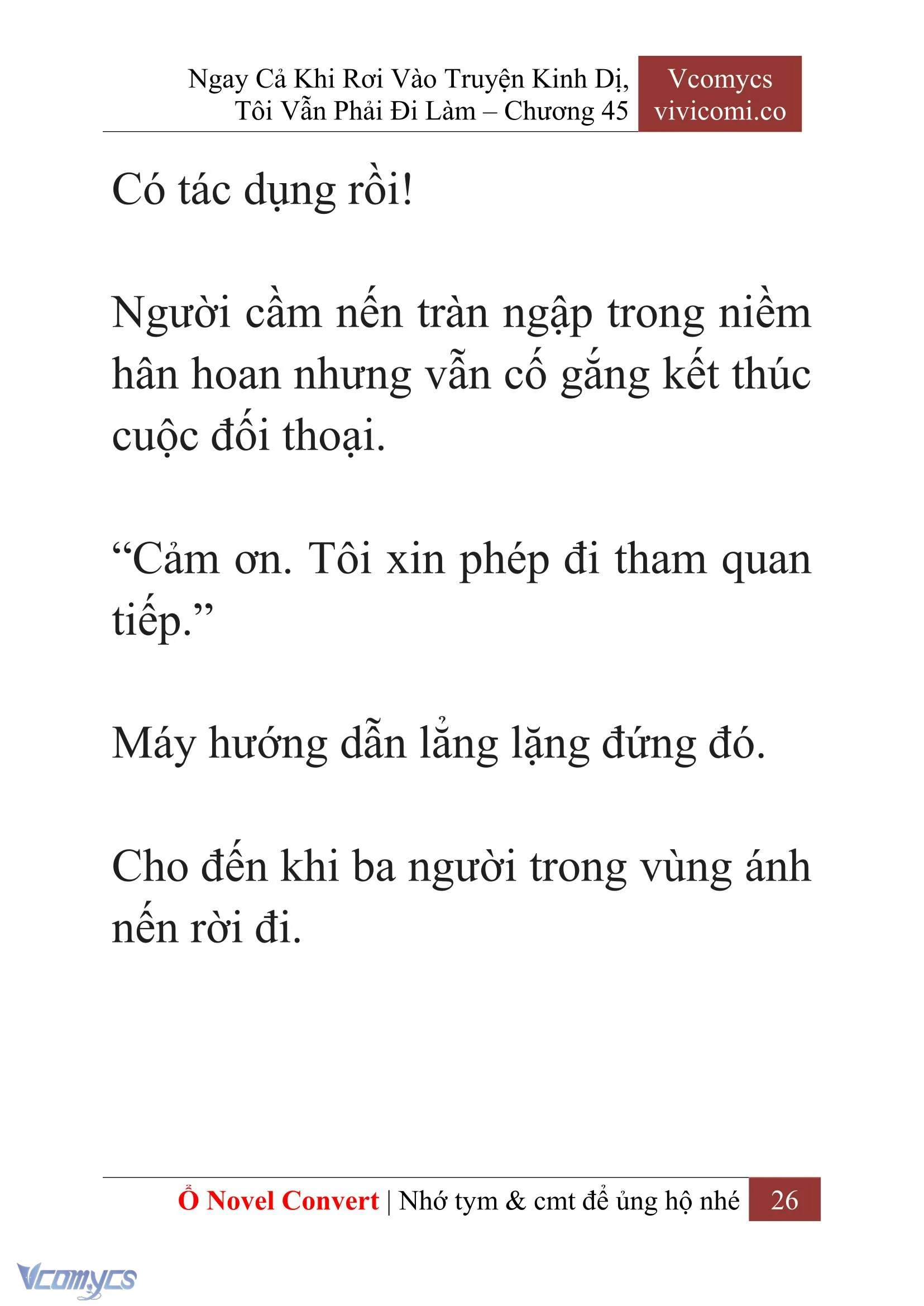 [Novel] Ngay Cả Khi Rơi Vào Truyện Kinh Dị, Tôi Vẫn Phải Đi Làm Chapter  45 - 28