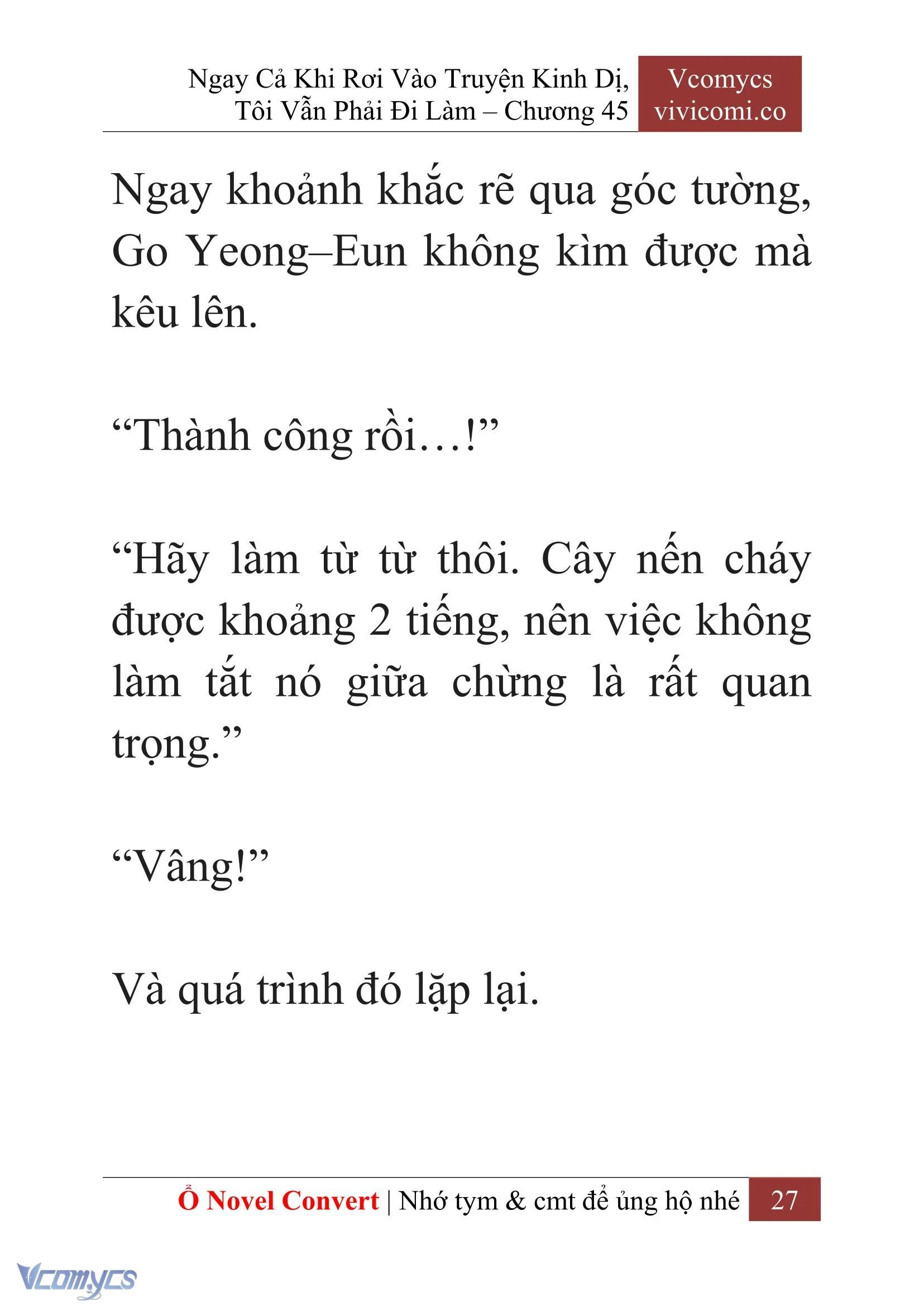 [Novel] Ngay Cả Khi Rơi Vào Truyện Kinh Dị, Tôi Vẫn Phải Đi Làm Chapter  45 - 29