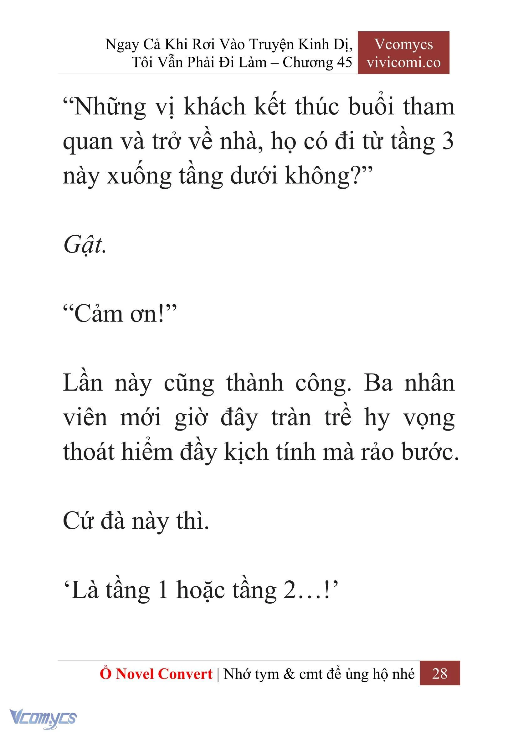 [Novel] Ngay Cả Khi Rơi Vào Truyện Kinh Dị, Tôi Vẫn Phải Đi Làm Chapter  45 - 30