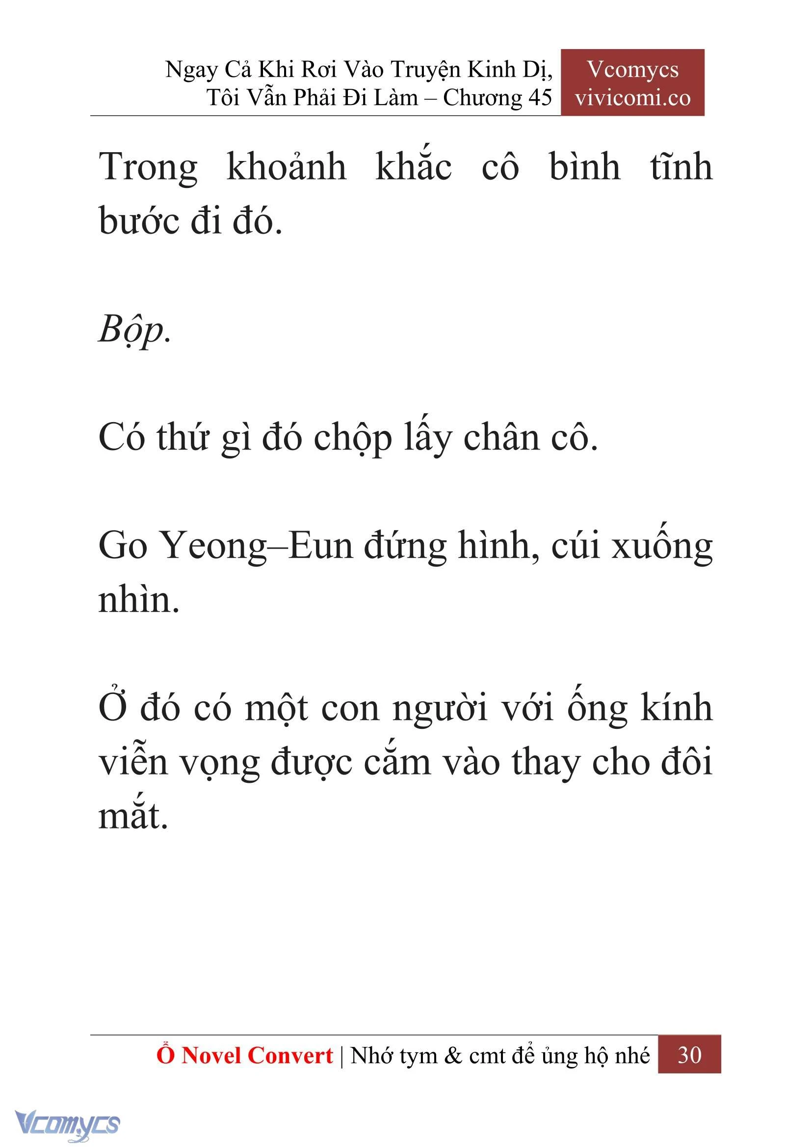 [Novel] Ngay Cả Khi Rơi Vào Truyện Kinh Dị, Tôi Vẫn Phải Đi Làm Chapter  45 - 32