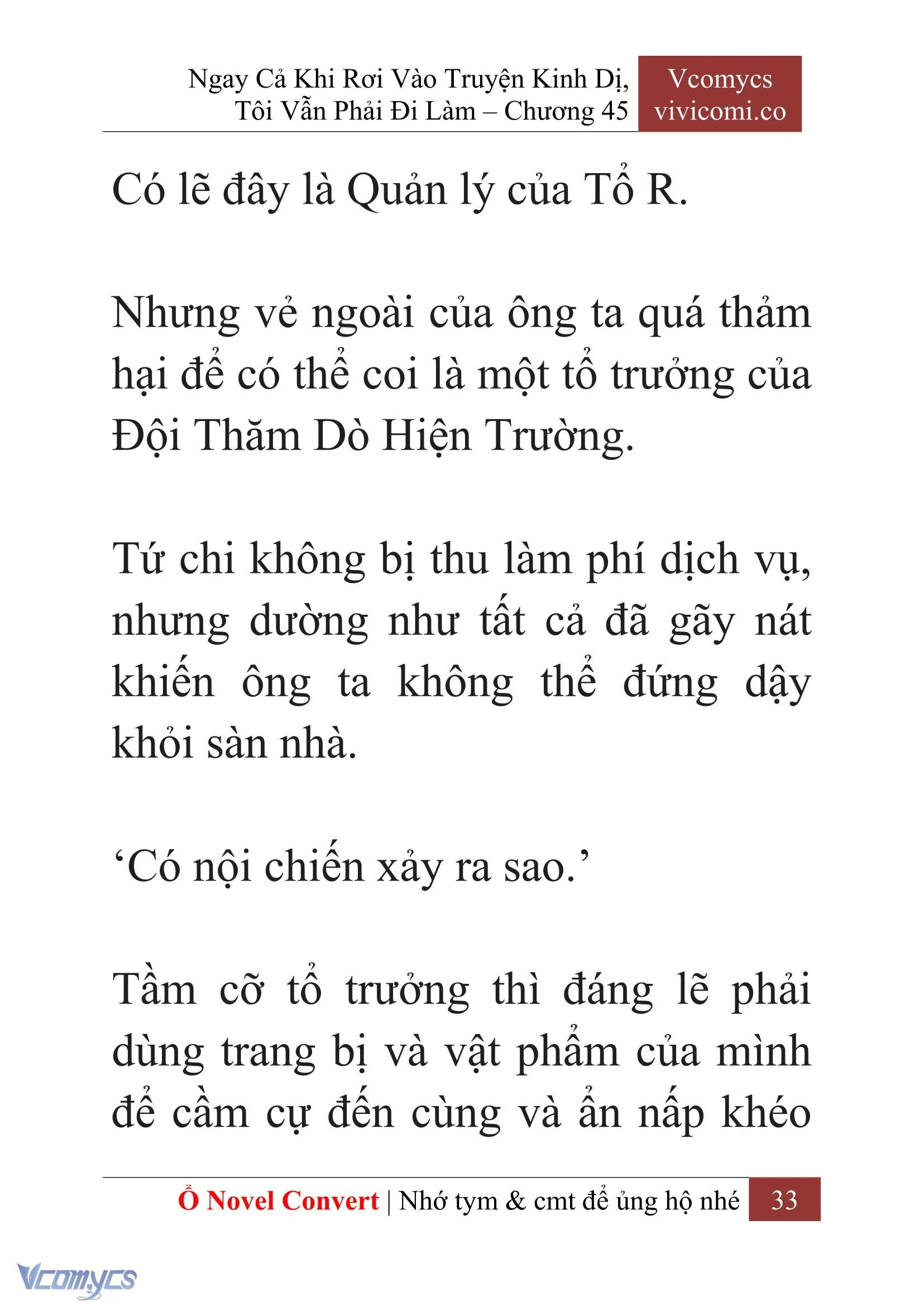 [Novel] Ngay Cả Khi Rơi Vào Truyện Kinh Dị, Tôi Vẫn Phải Đi Làm Chapter  45 - 35