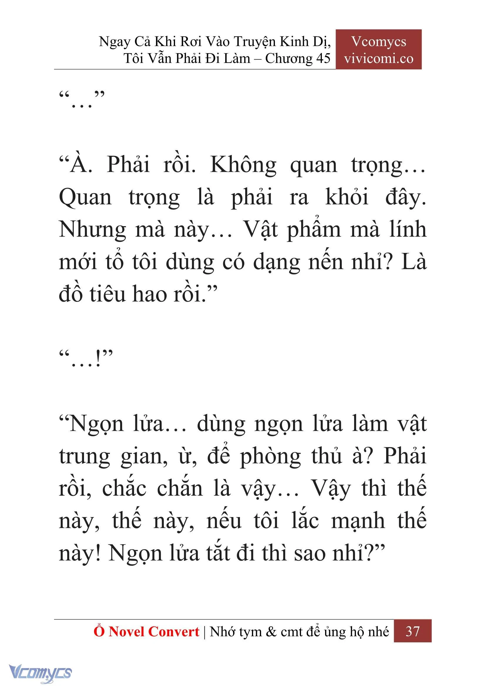 [Novel] Ngay Cả Khi Rơi Vào Truyện Kinh Dị, Tôi Vẫn Phải Đi Làm Chapter  45 - 39