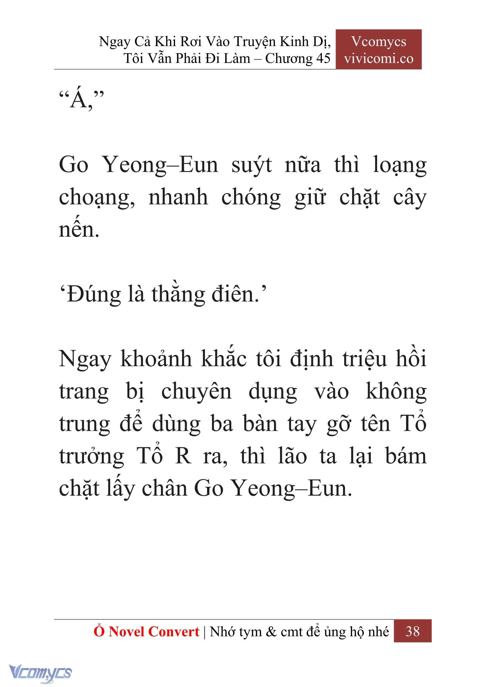 [Novel] Ngay Cả Khi Rơi Vào Truyện Kinh Dị, Tôi Vẫn Phải Đi Làm Chapter  45 - 40